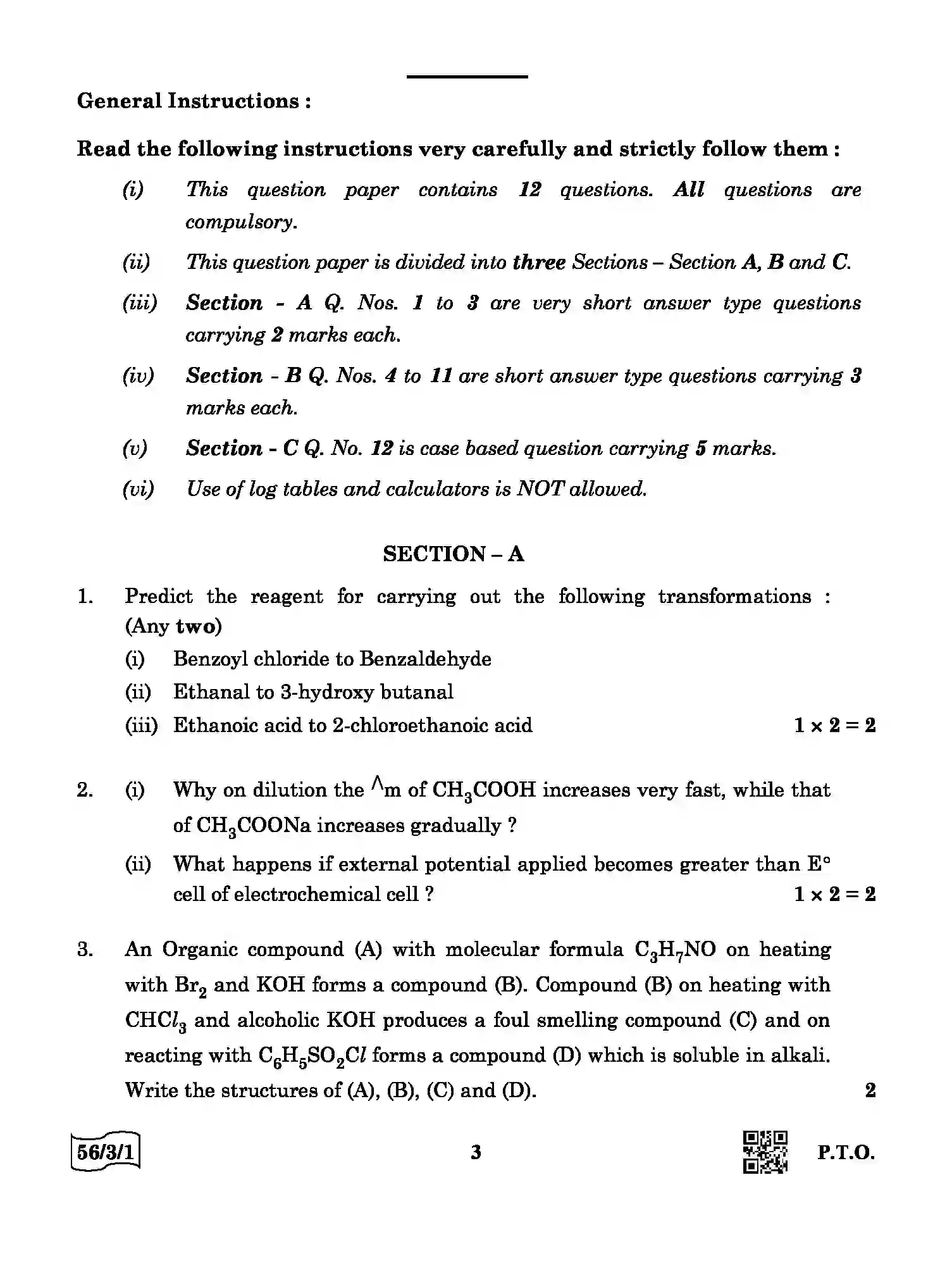 CBSE-Class-12-Previous-Year-Question-Papers-CHEMISTRY-AABB4-3-SET-1-Page-3 Image