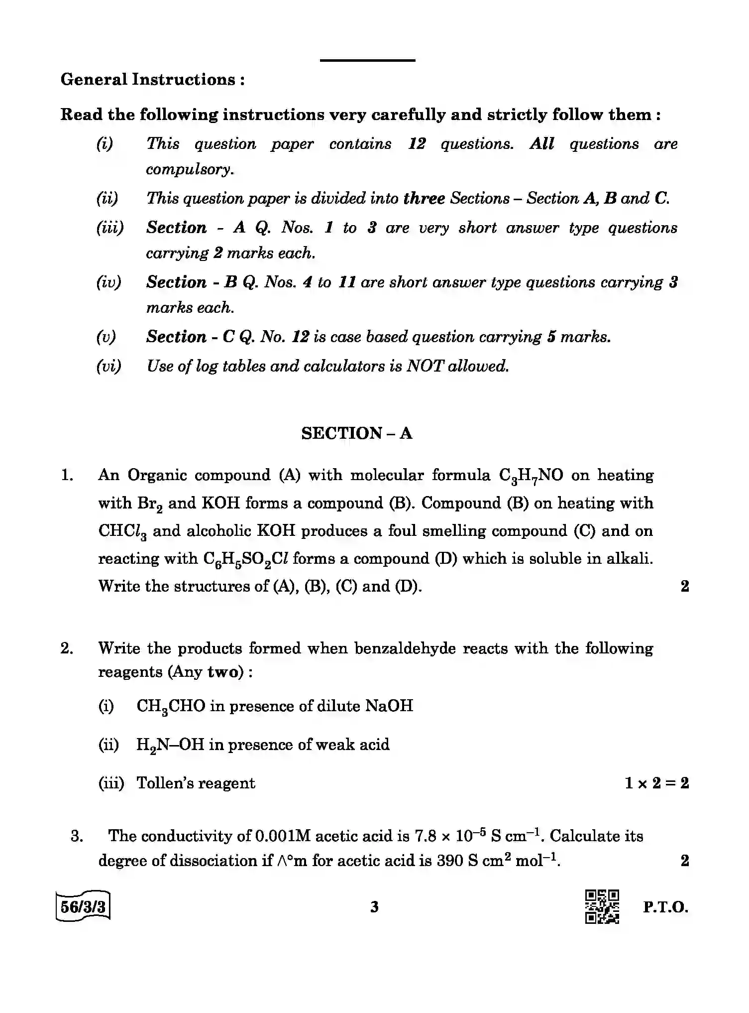 CBSE-Class-12-Previous-Year-Question-Papers-CHEMISTRY-AABB4-3-SET-3-Page-3 Image