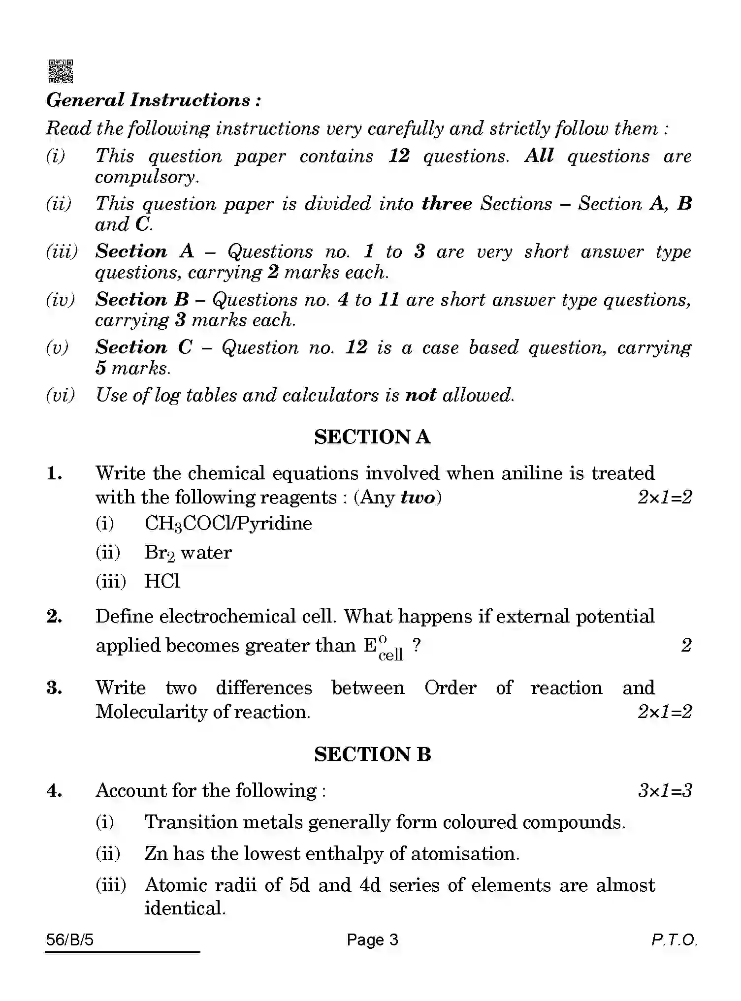 CBSE-Class-12-Previous-Year-Question-Papers-CHEMISTRY-BAB-SET-5-BLIND-Page-3 Image