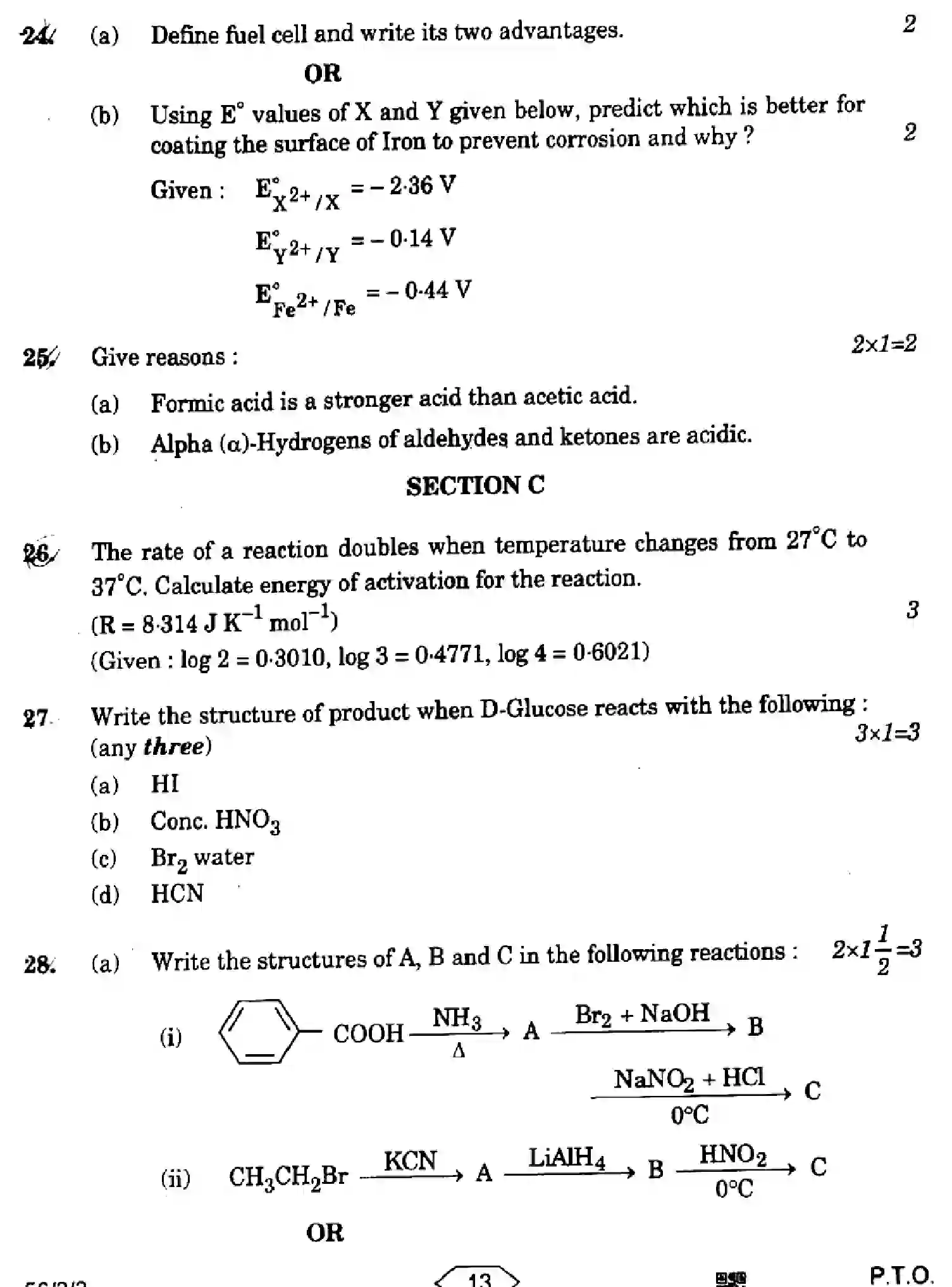 CBSE-Class-12-Previous-Year-Question-Papers-CHEMISTRY-HFG1E-3-SET-3-Page-13 Image
