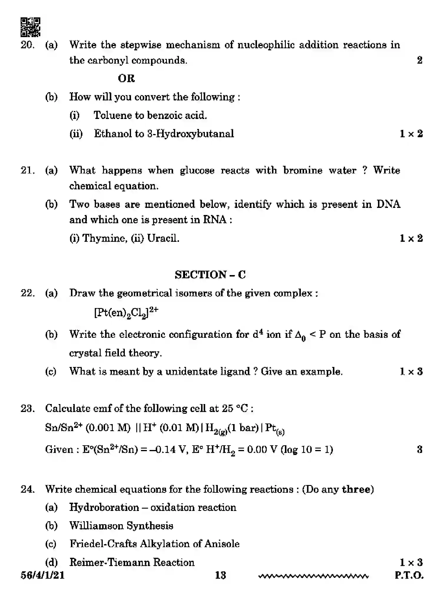 CBSE-Class-12-Previous-Year-Question-Papers-CHEMISTRY-PP4QQ-4-SET-1-Page-13 Image