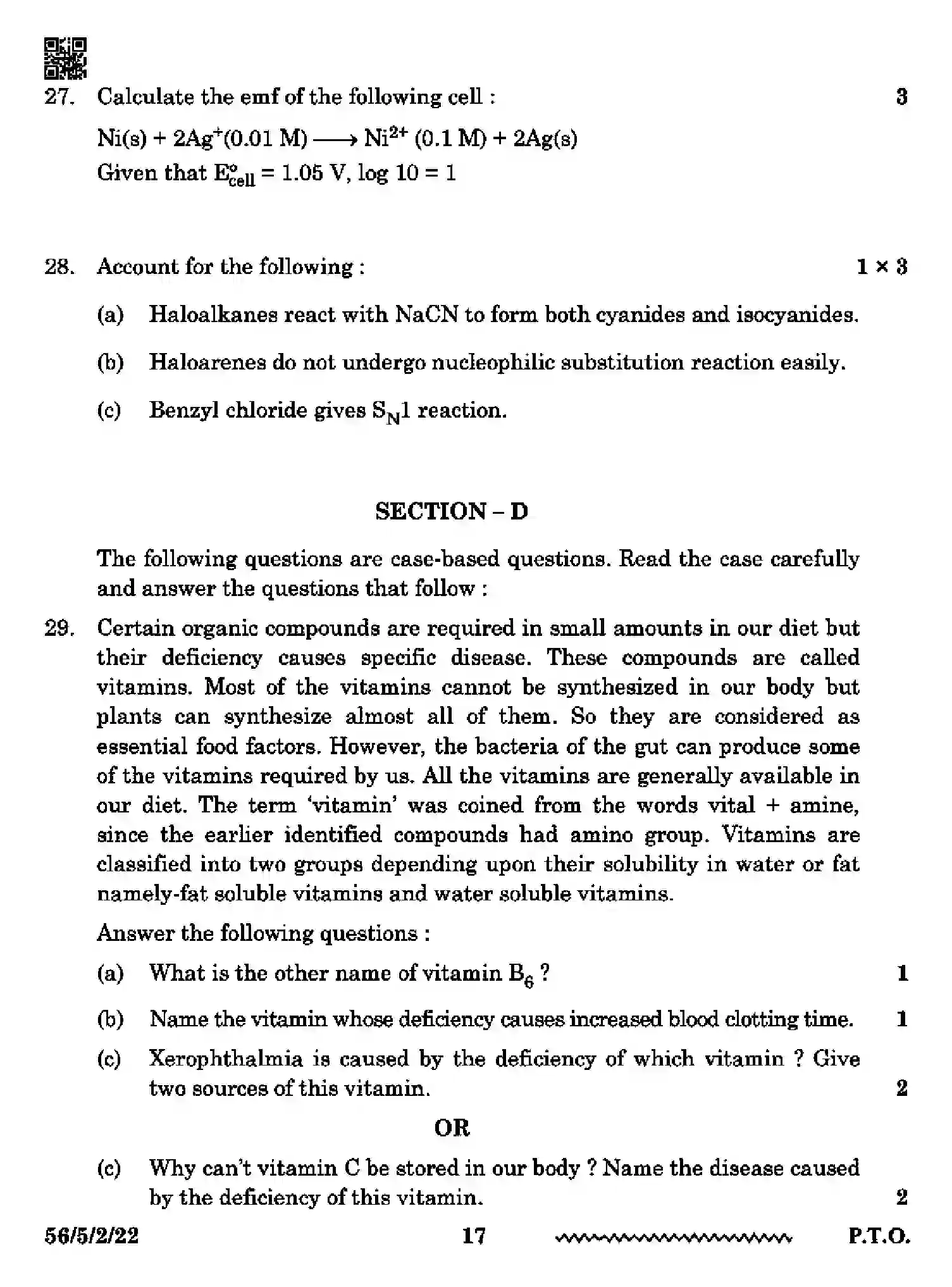 CBSE-Class-12-Previous-Year-Question-Papers-CHEMISTRY-RP5PS-5-SET-2-Page-17 Image