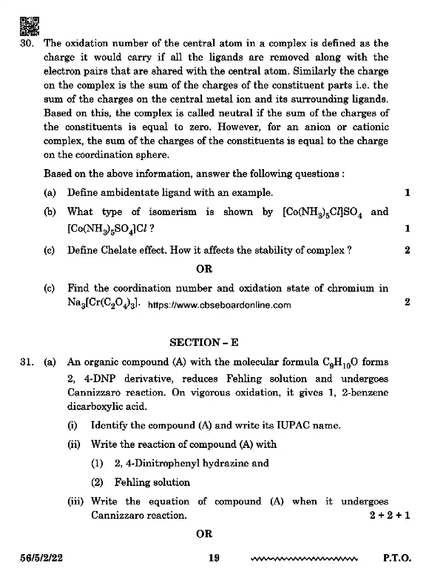 CBSE-Class-12-Previous-Year-Question-Papers-CHEMISTRY-RP5PS-5-SET-2-Page-19 Image
