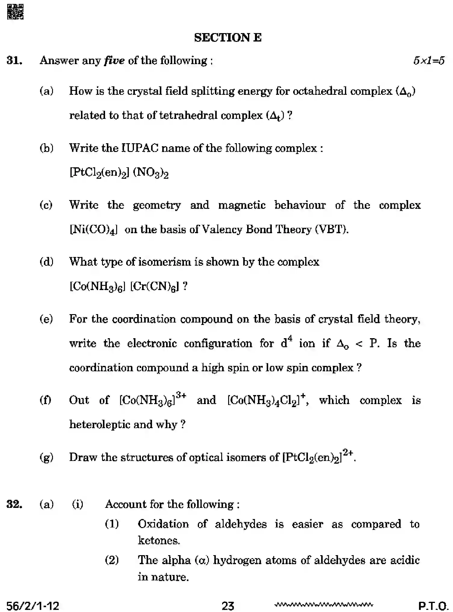 CBSE-Class-12-Previous-Year-Question-Papers-CHEMISTRY-RRSS2-2-SET-1-Page-23 Image