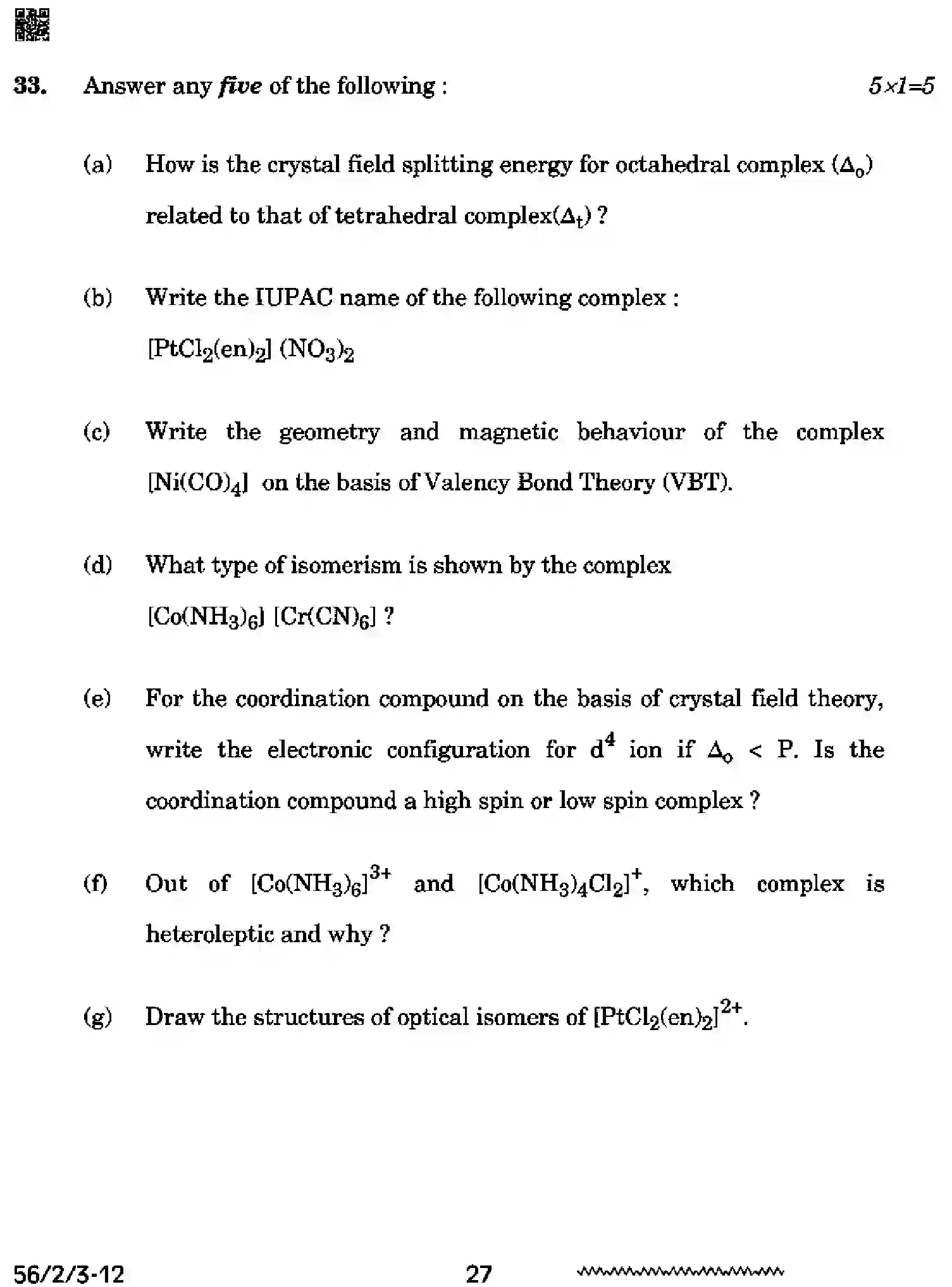 CBSE-Class-12-Previous-Year-Question-Papers-CHEMISTRY-RRSS2-2-SET-3-Page-27 Image