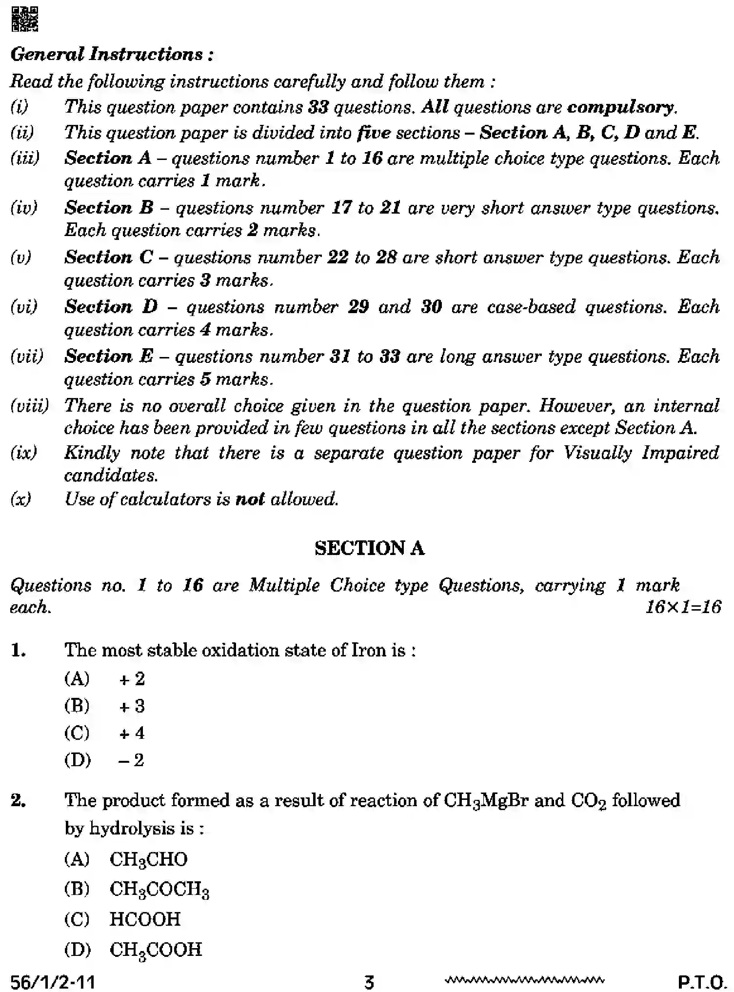 CBSE-Class-12-Previous-Year-Question-Papers-CHEMISTRY-SQR1P-1-SET-2-Page-3 Image