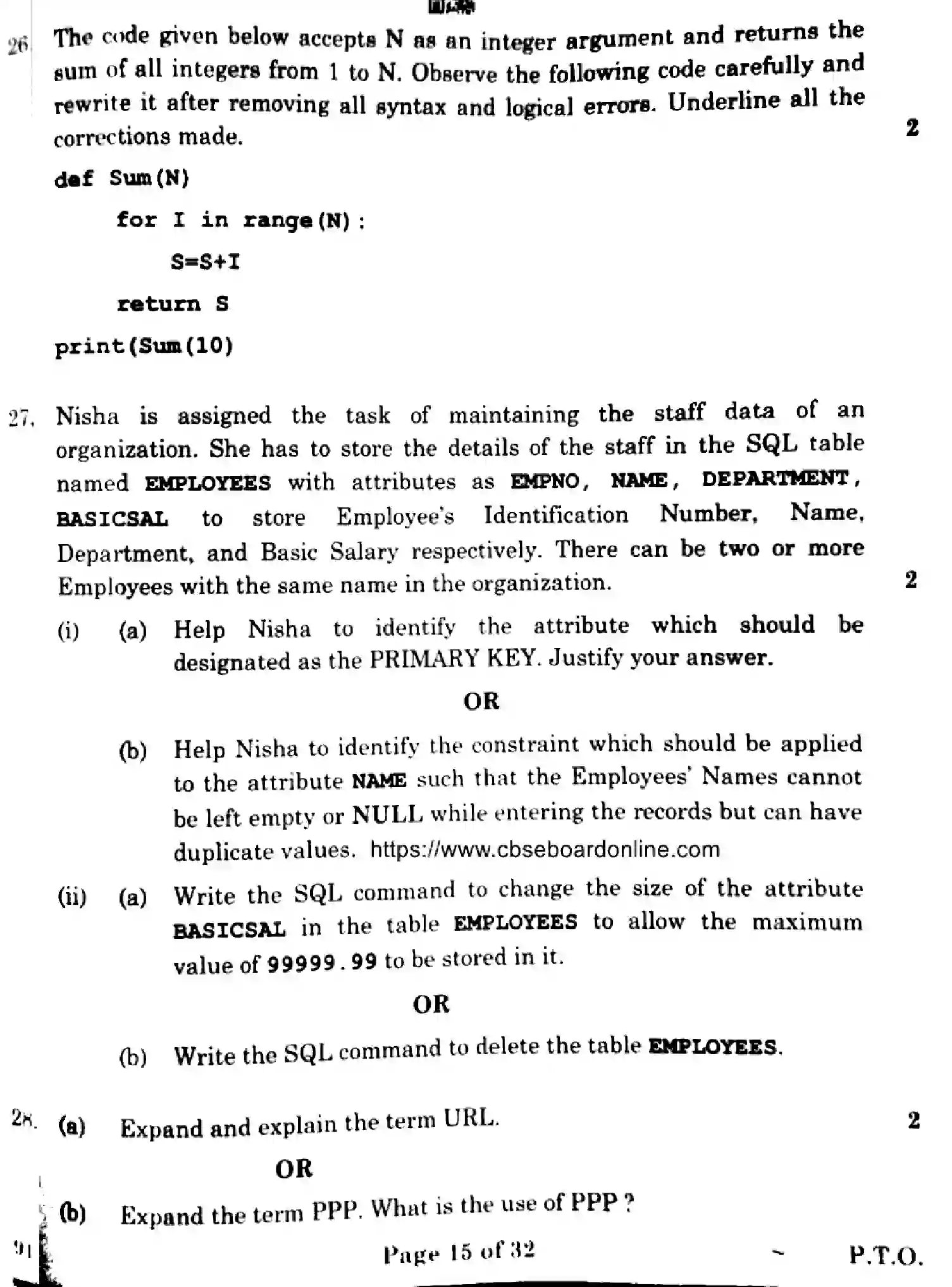 CBSE-Class-12-Previous-Year-Question-Papers-COMPUTER-SCIENCE-4YWZX-SET-4-Page-15 Image