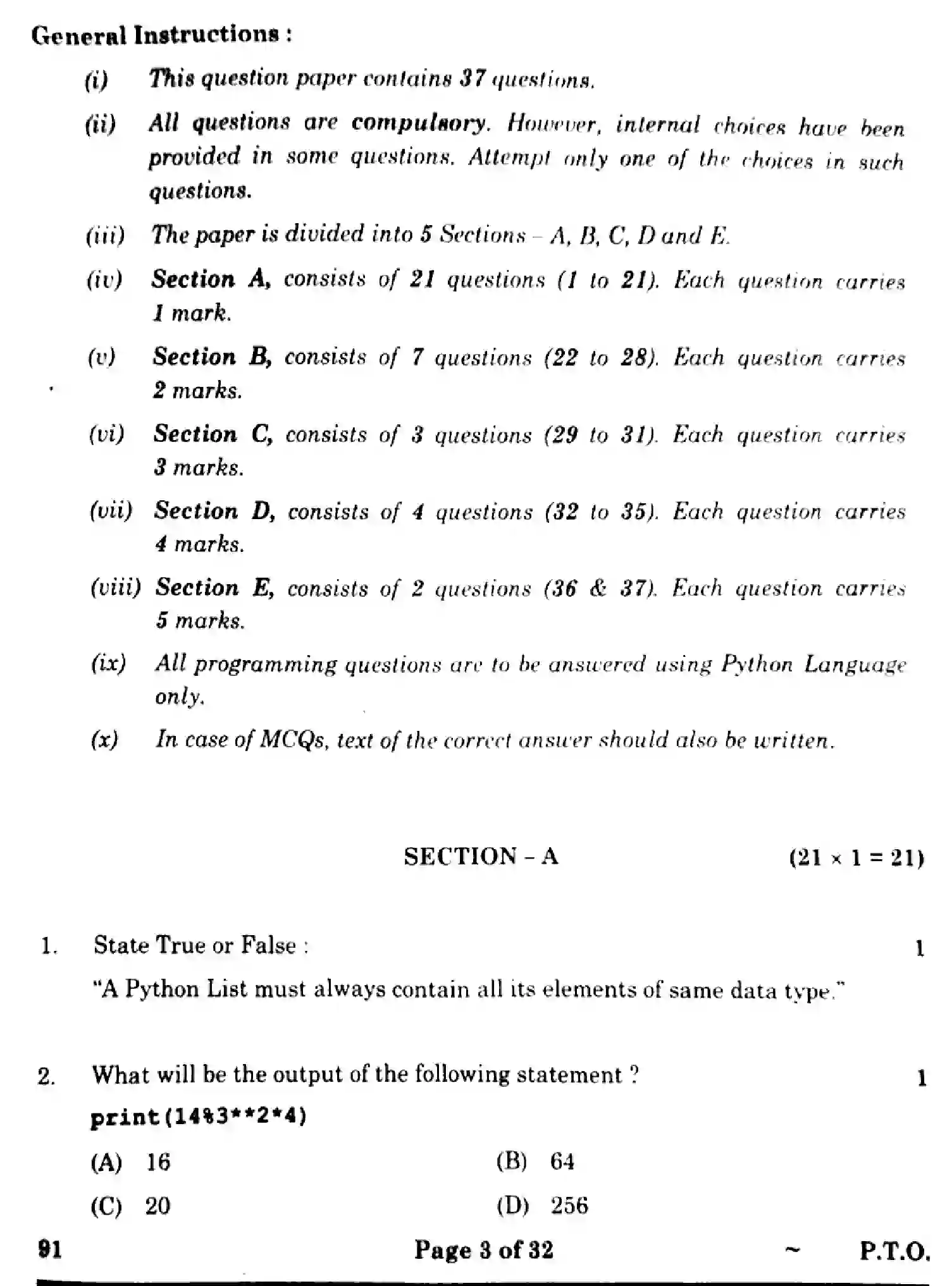 CBSE-Class-12-Previous-Year-Question-Papers-COMPUTER-SCIENCE-4YWZX-SET-4-Page-3 Image