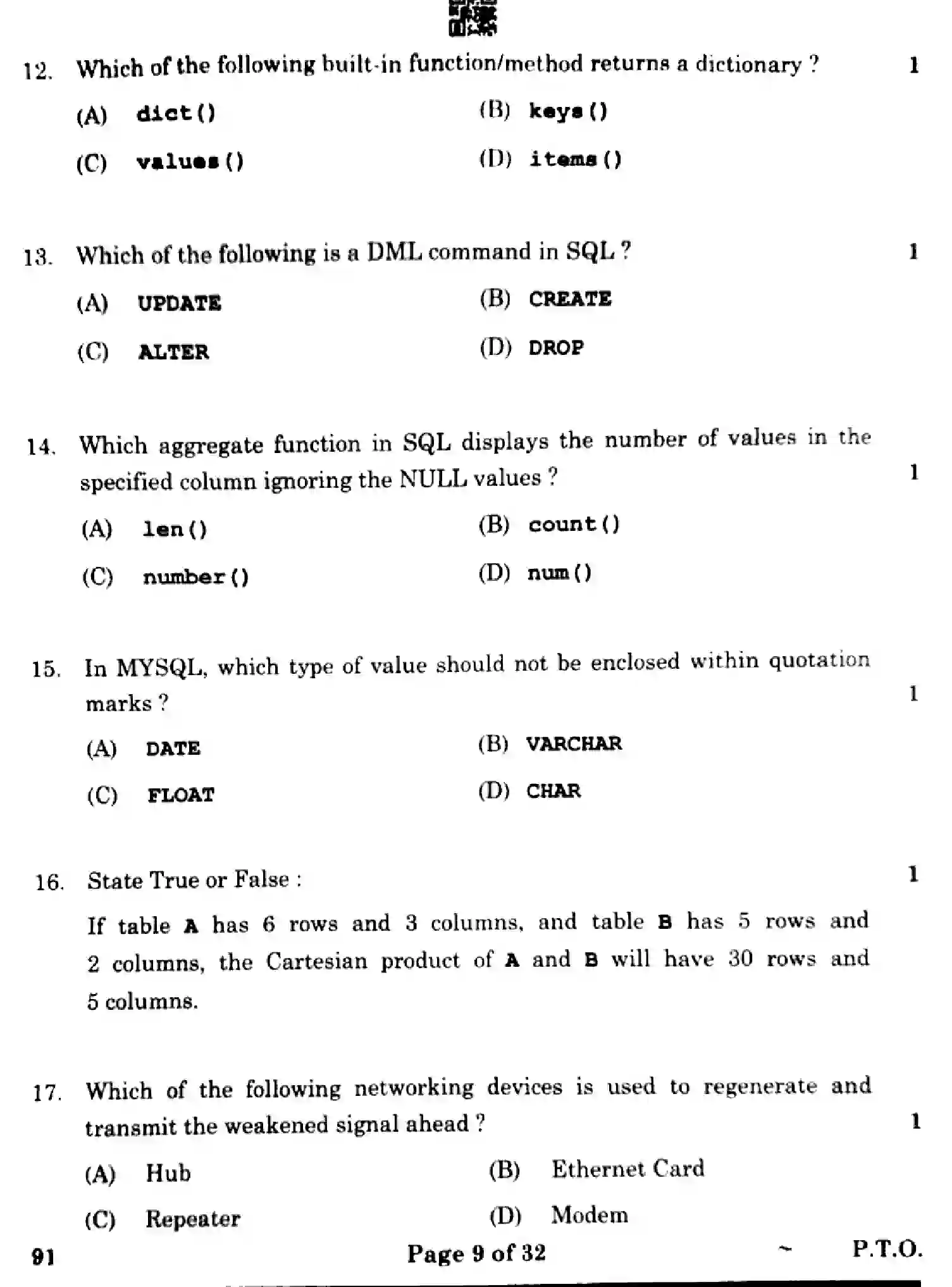 CBSE-Class-12-Previous-Year-Question-Papers-COMPUTER-SCIENCE-4YWZX-SET-4-Page-9 Image