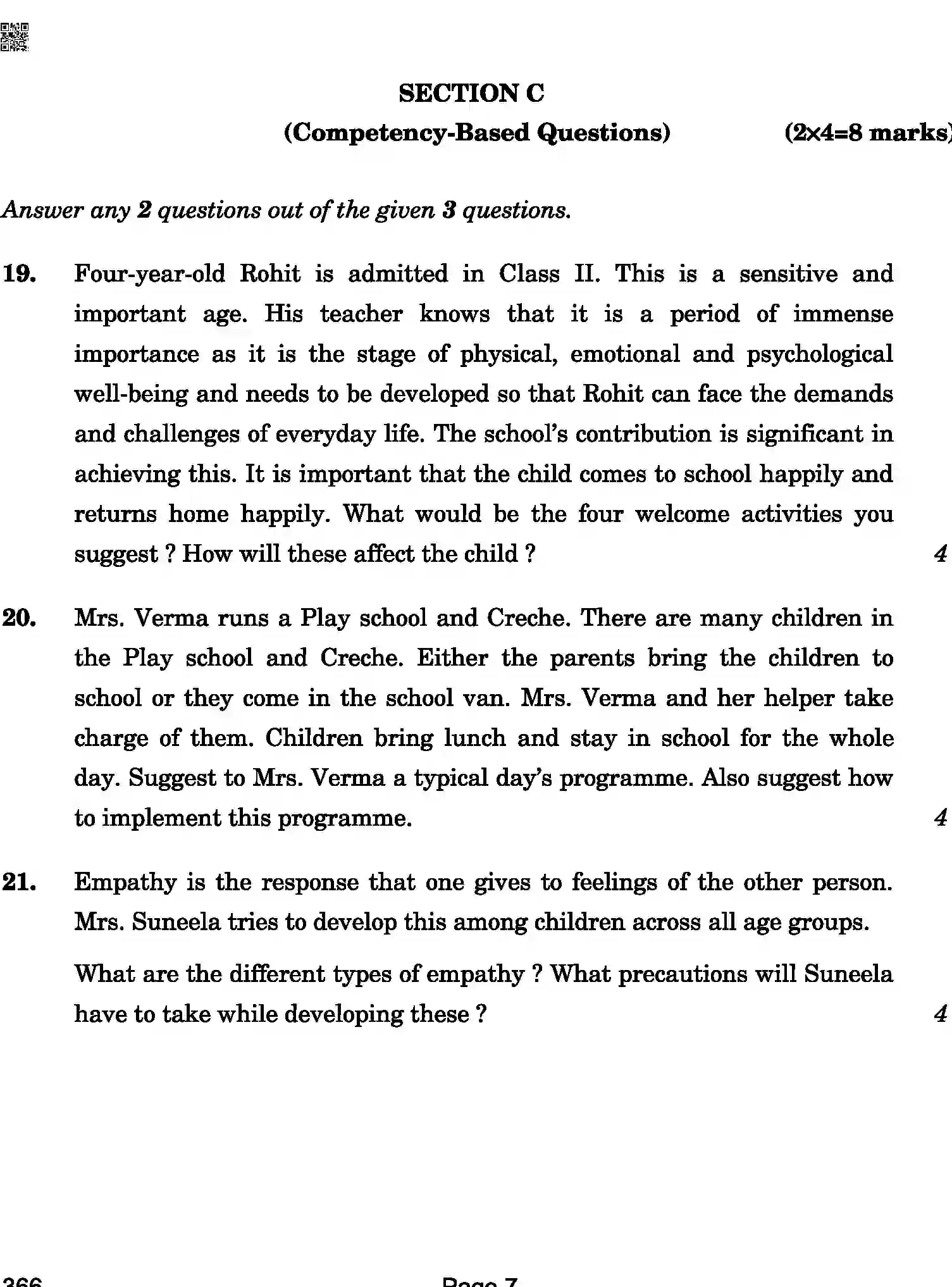CBSE-Class-12-Previous-Year-Question-Papers-EARLY-CHILDHOOD-CARE-AND-EDUCATION-ABA-C-SET-4-COMP-Page-7 Image