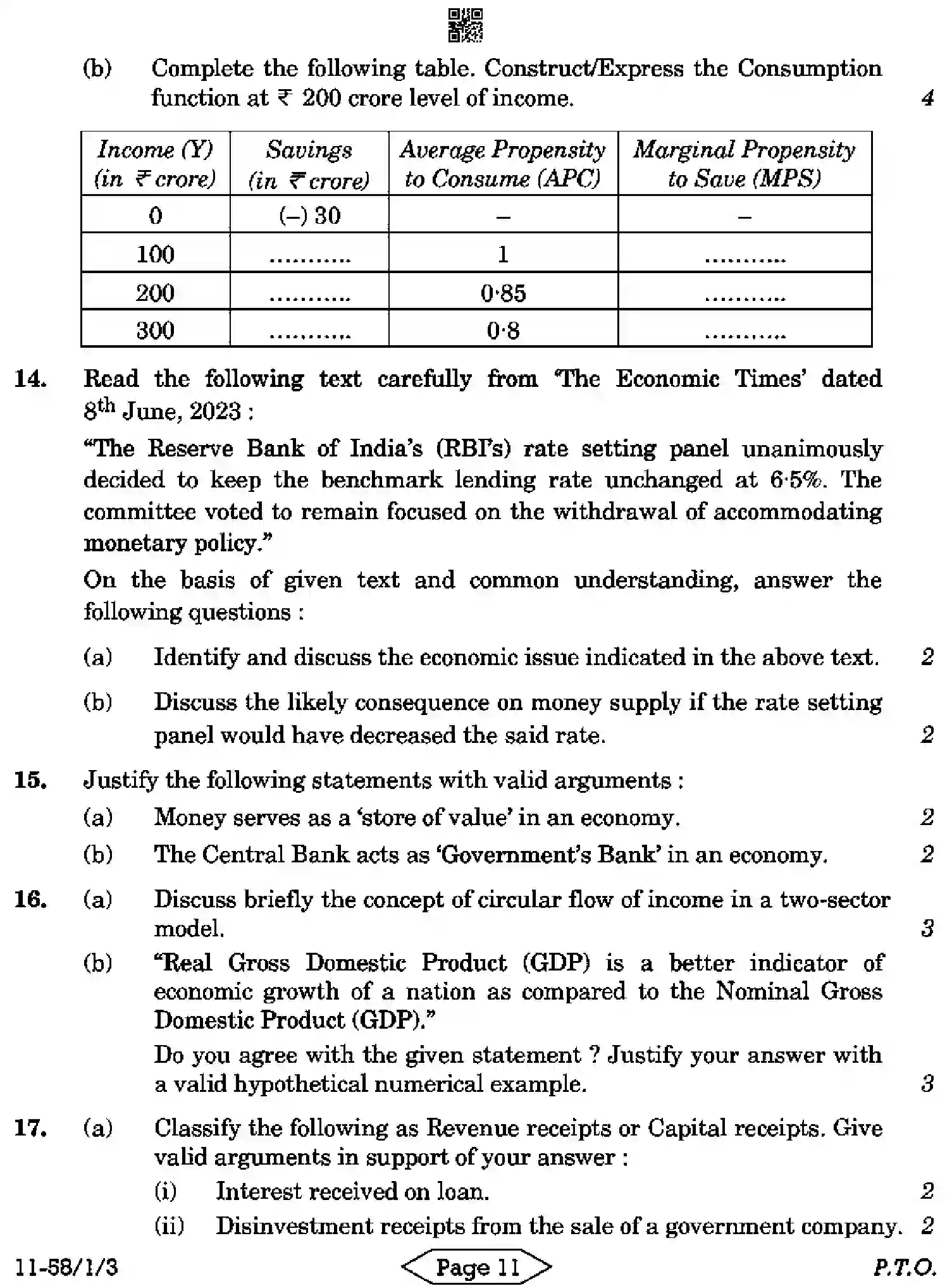 CBSE-Class-12-Previous-Year-Question-Papers-ECONOMICS-R1PQS-1-SET-3-Page-11 Image