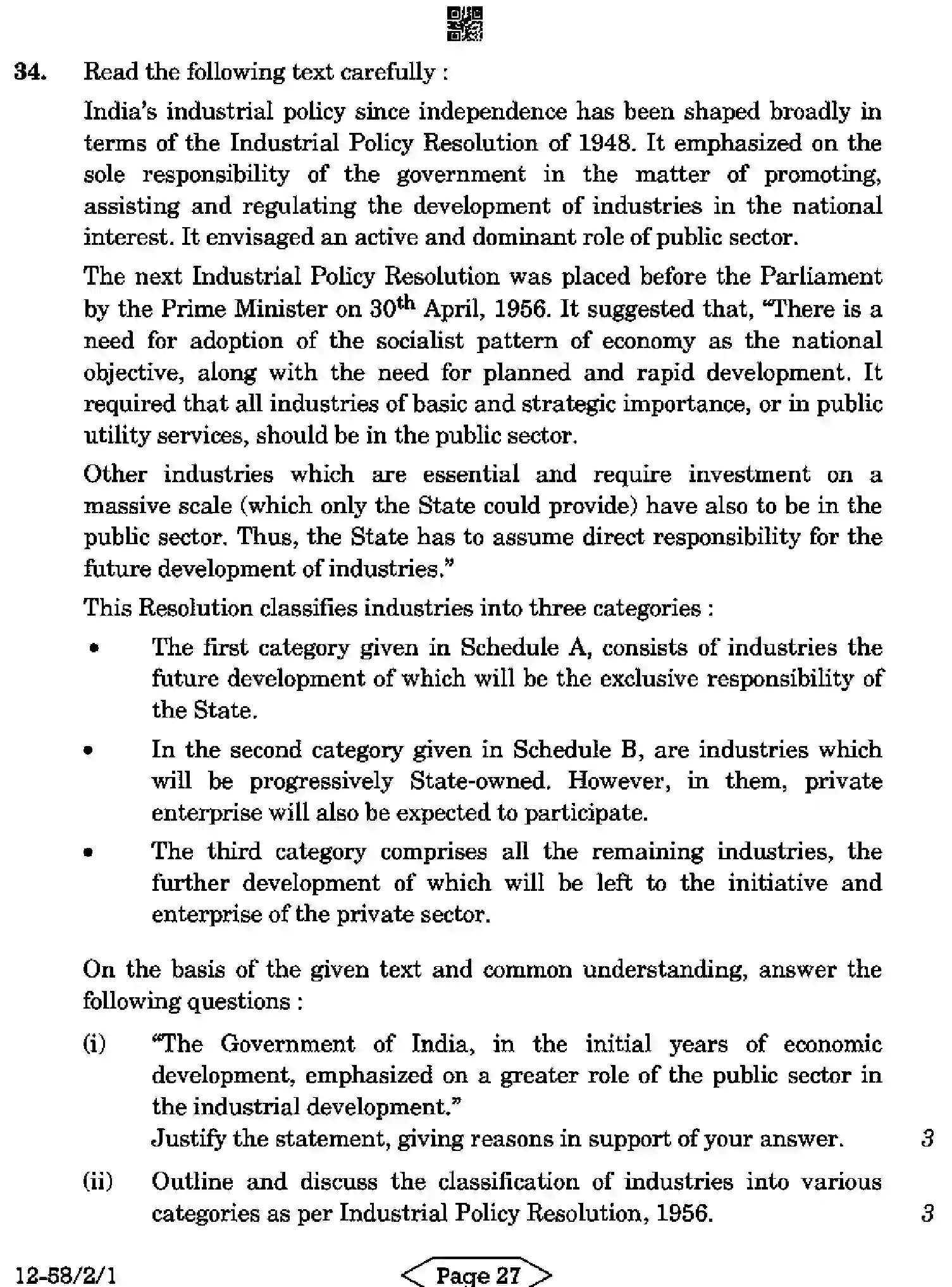 CBSE-Class-12-Previous-Year-Question-Papers-ECONOMICS-R2PQS-2-SET-1-Page-27 Image