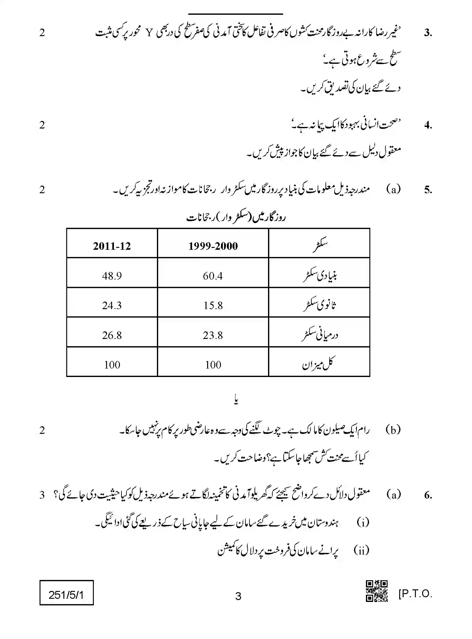 CBSE-Class-12-Previous-Year-Question-Papers-ECONOMICS-URDU-AABB5-5-SET-1-Page-3 Image