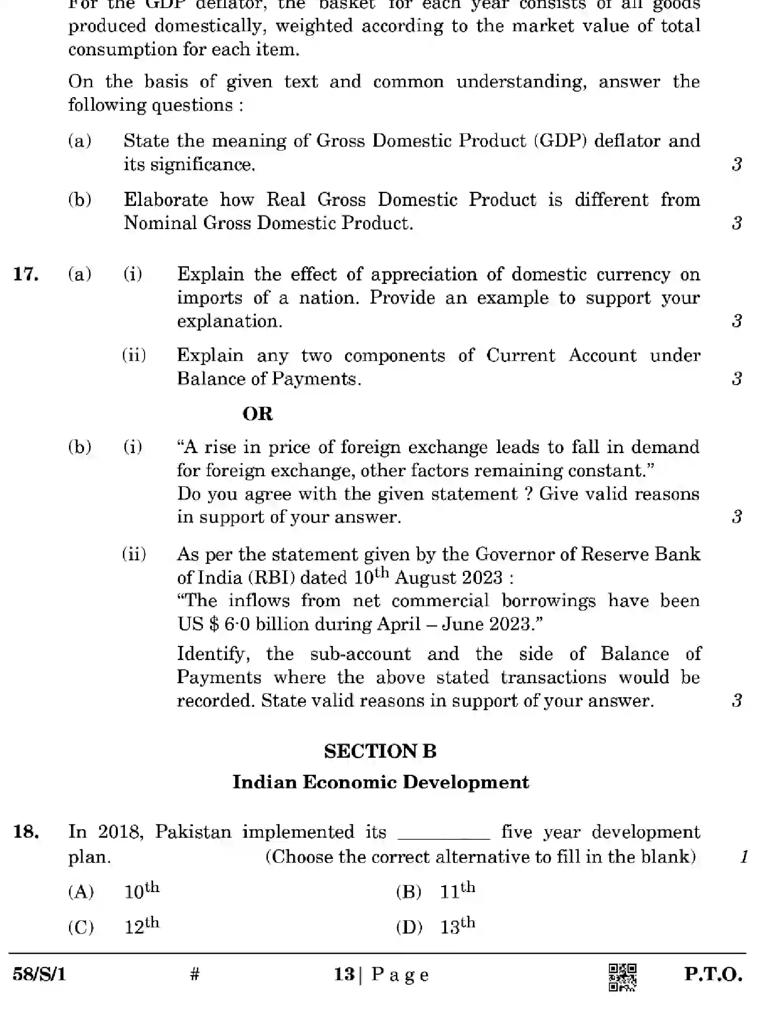 CBSE-Class-12-Previous-Year-Question-Papers-ECONOMICS-WXYZ-S-SET-1-Page-13 Image