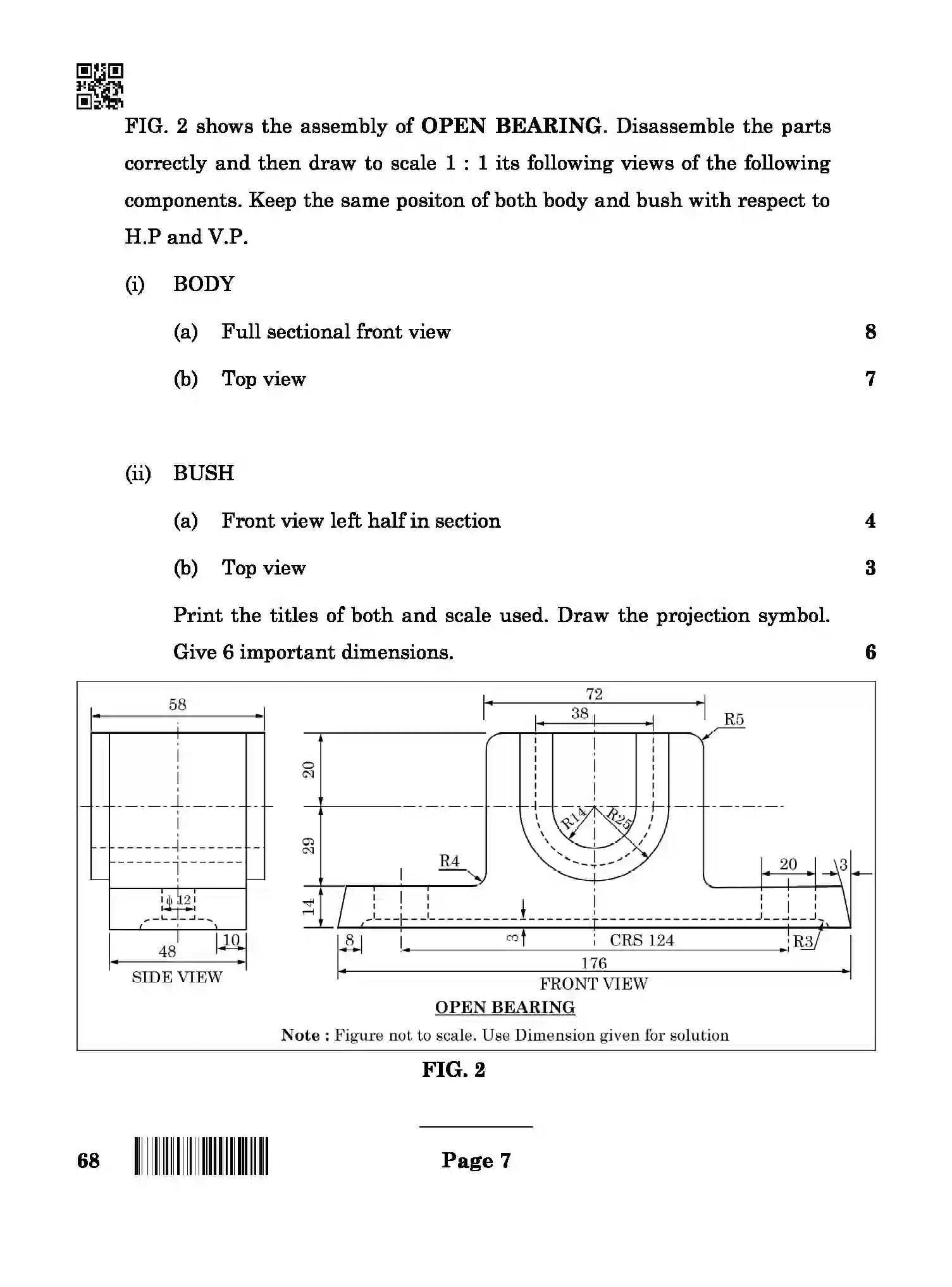 CBSE-Class-12-Previous-Year-Question-Papers-ENGINEERING-GRAPHICS-BAB-SET-4-Page-7 Image