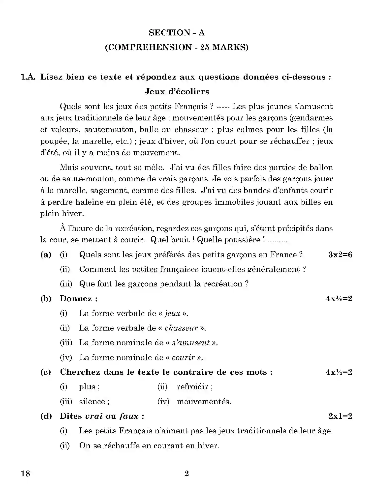 CBSE-Class-12-Previous-Year-Question-Papers-FRENCH-ONS-SET-4-Page-2 Image