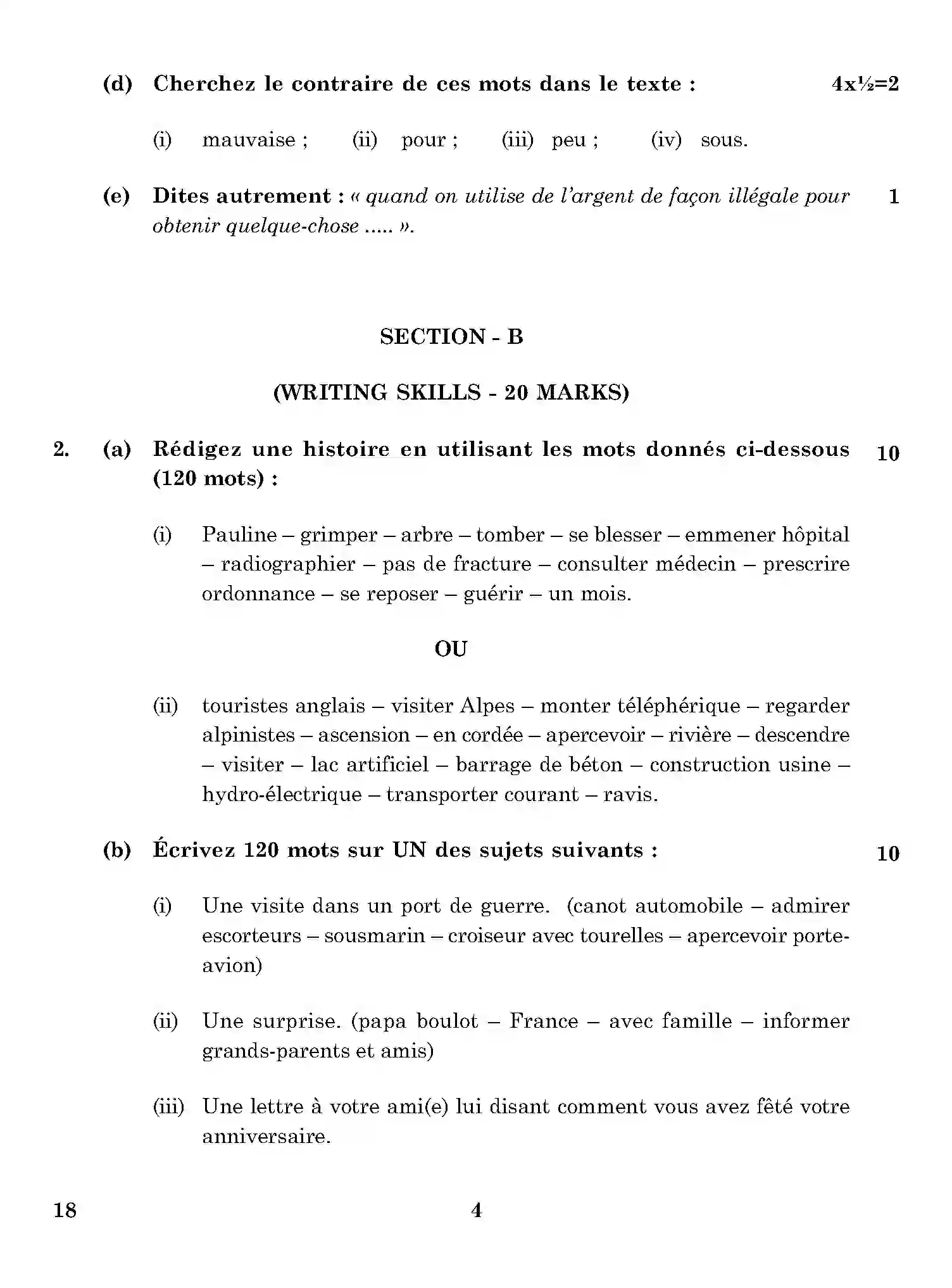 CBSE-Class-12-Previous-Year-Question-Papers-FRENCH-ONS-SET-4-Page-4 Image