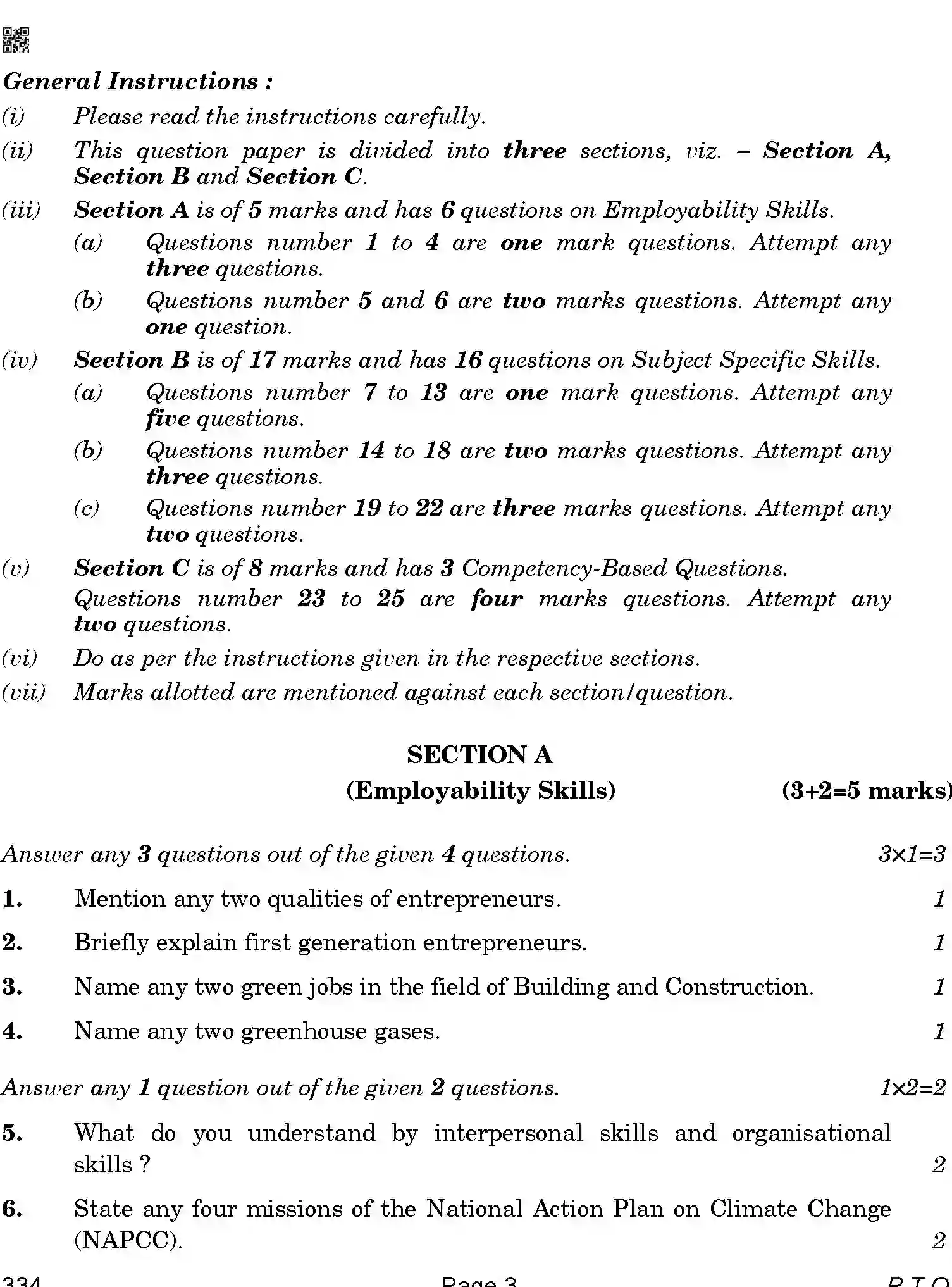 CBSE-Class-12-Previous-Year-Question-Papers-FRONT-OFFICE-OPERATIONS-BAB-SET-4-Page-3 Image
