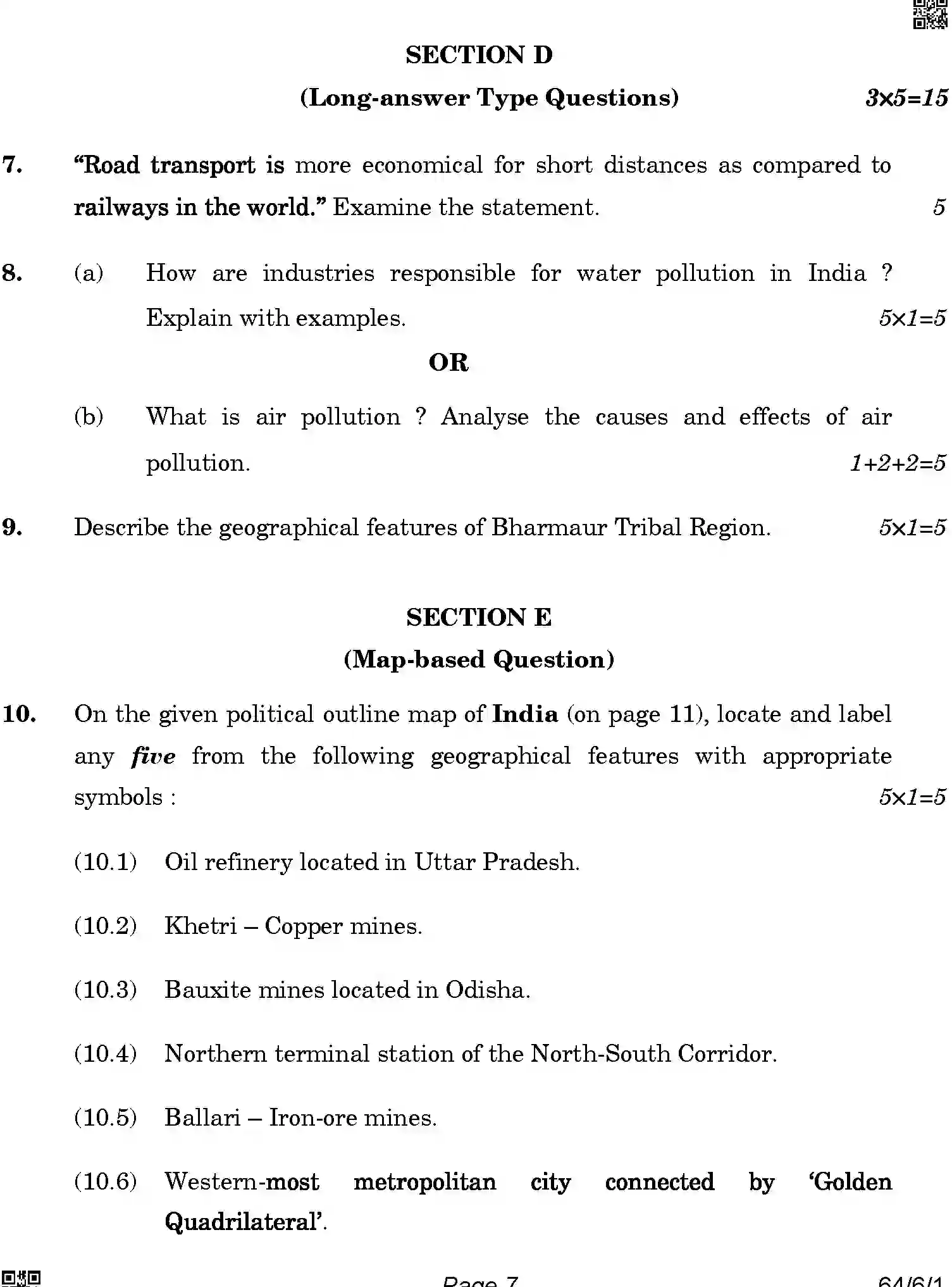 CBSE-Class-12-Previous-Year-Question-Papers-GEOGRAPHY-A6BAB-C-SET-1-COMP-Page-7 Image