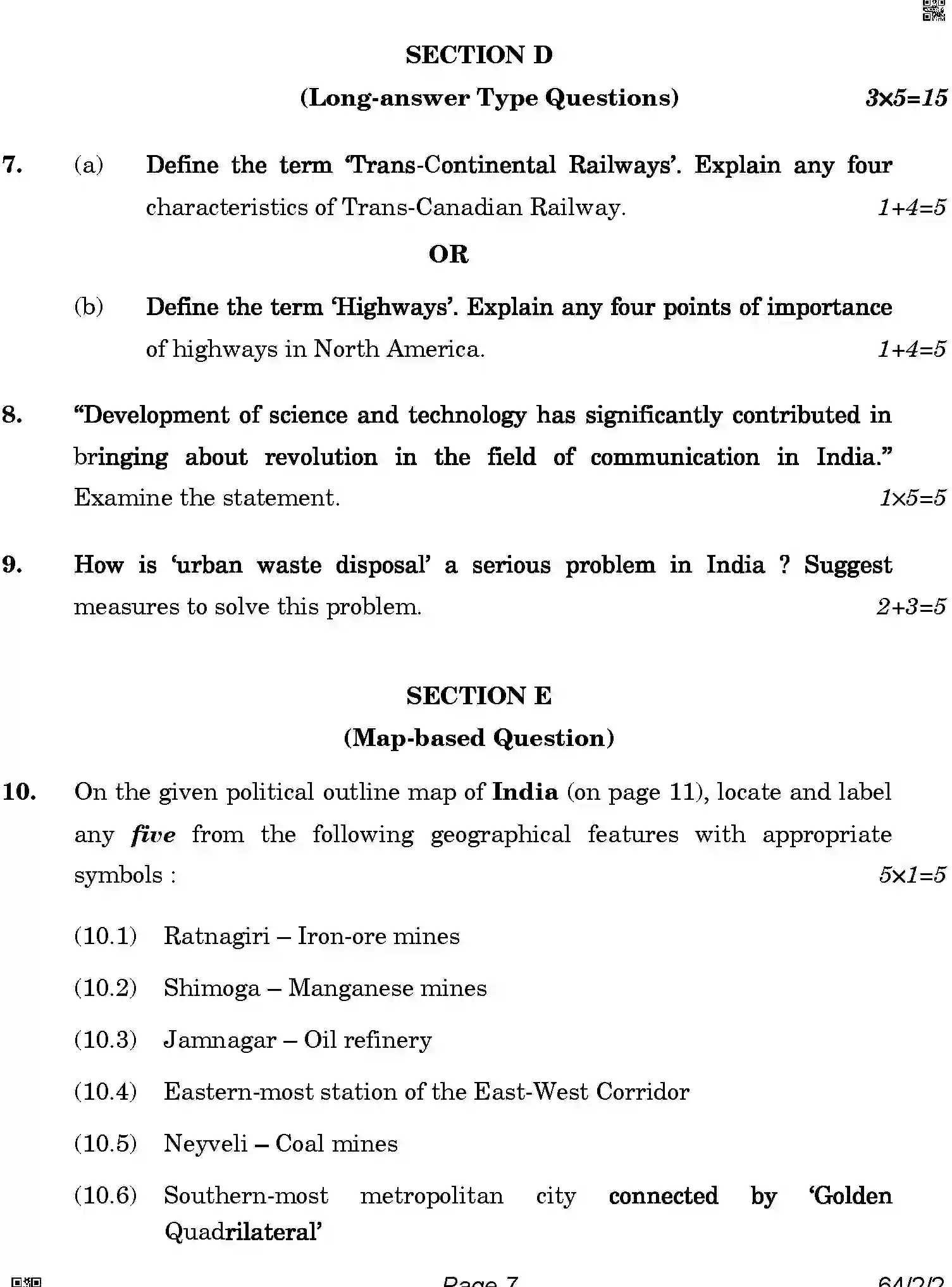 CBSE-Class-12-Previous-Year-Question-Papers-GEOGRAPHY-ABAB1-2-SET-2-Page-7 Image