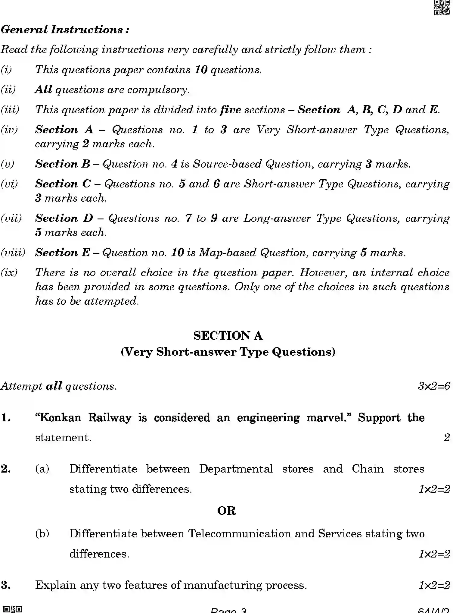 CBSE-Class-12-Previous-Year-Question-Papers-GEOGRAPHY-ABAB2-4-SET-2-Page-3 Image