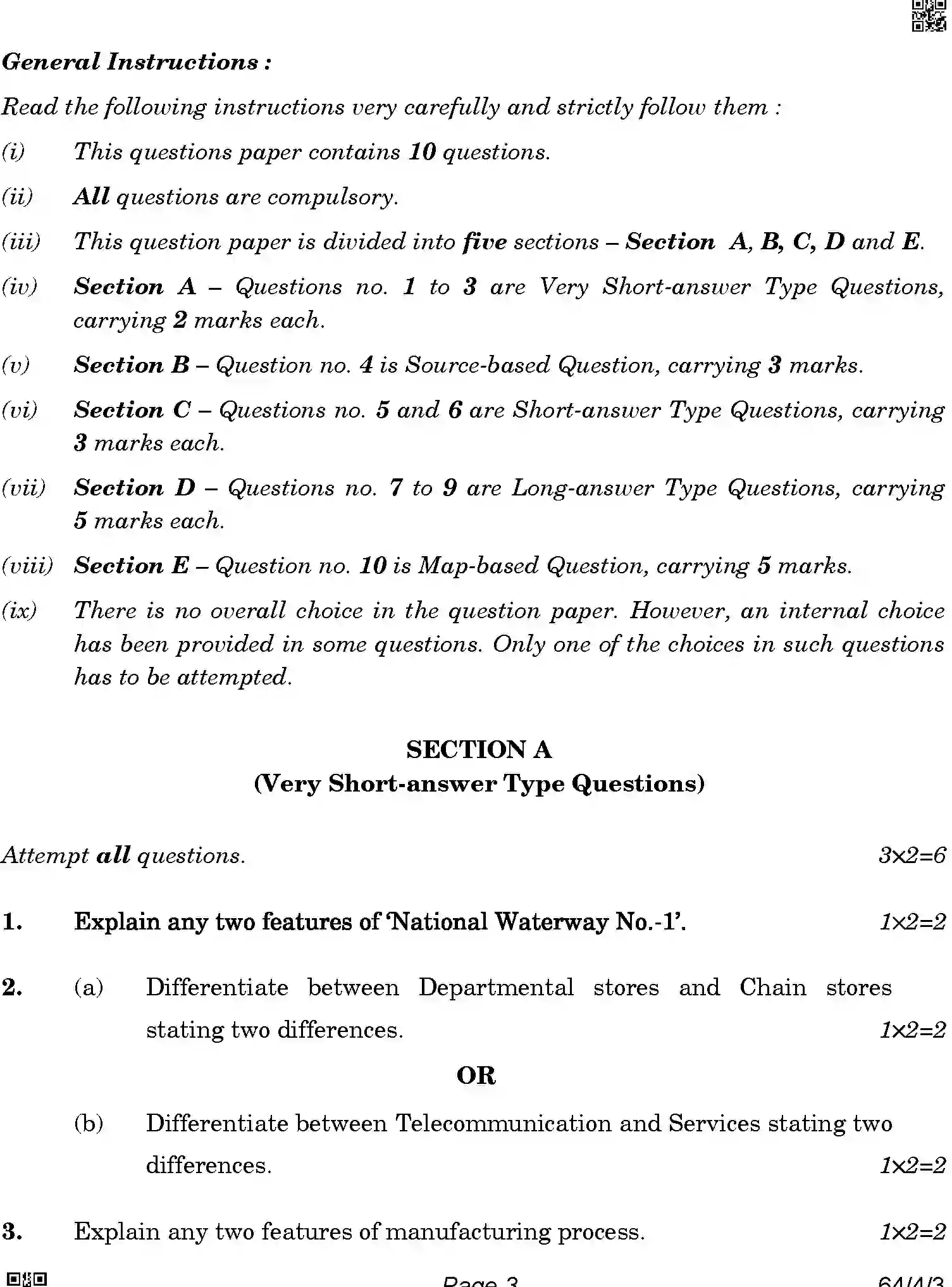CBSE-Class-12-Previous-Year-Question-Papers-GEOGRAPHY-ABAB2-4-SET-3-Page-3 Image