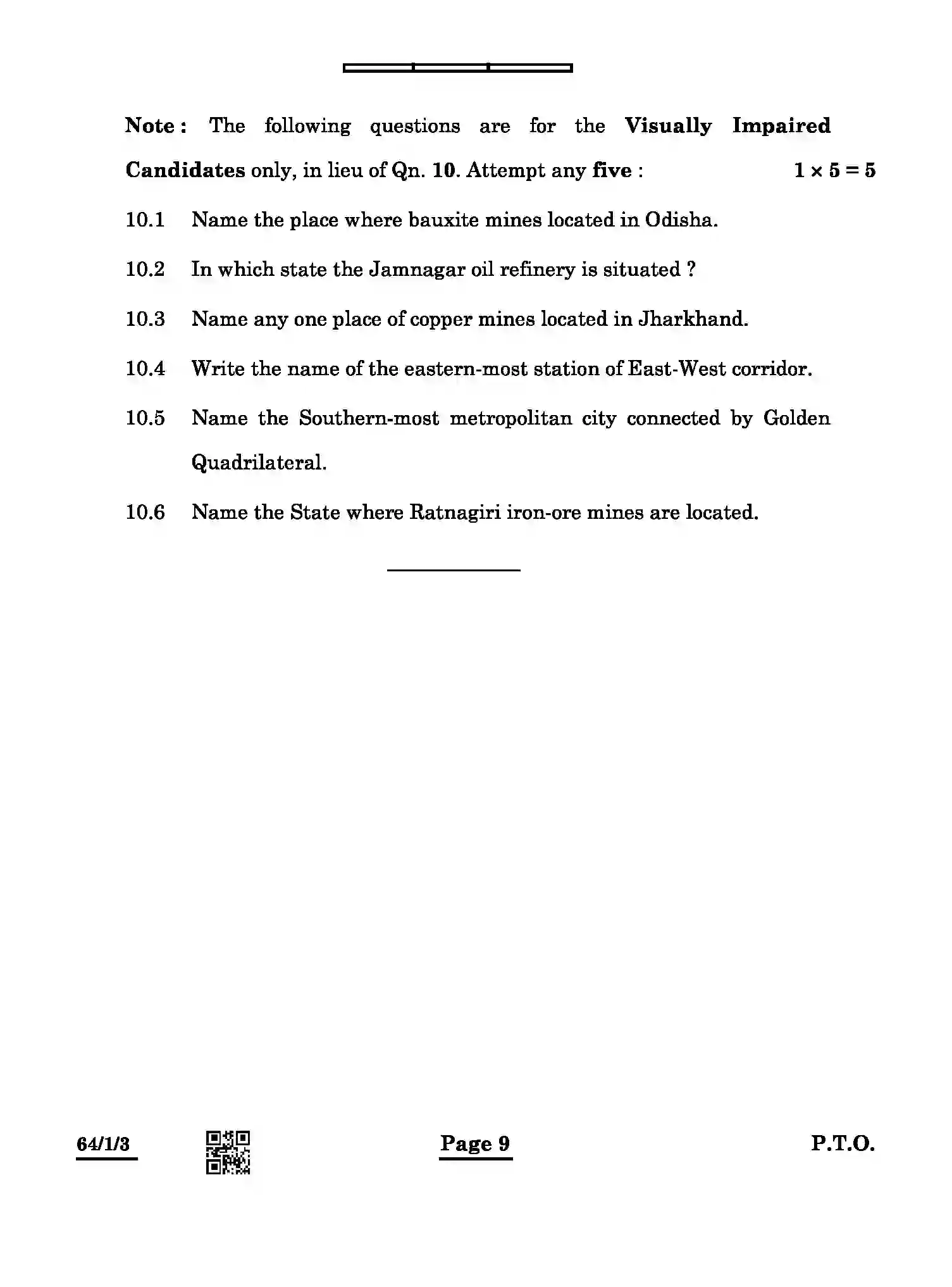 CBSE-Class-12-Previous-Year-Question-Papers-GEOGRAPHY-ABAB3-1-SET-3-Page-9 Image