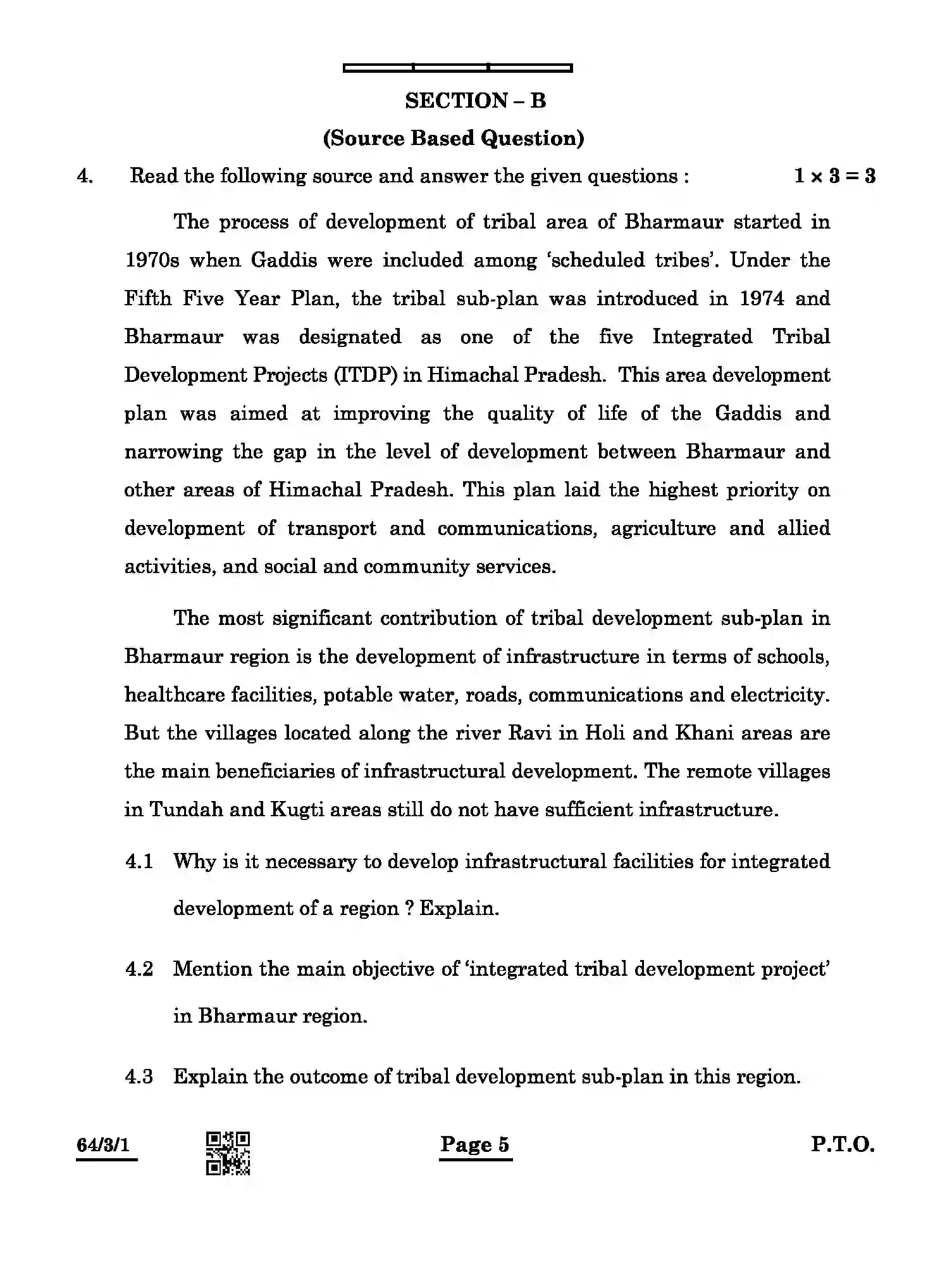 CBSE-Class-12-Previous-Year-Question-Papers-GEOGRAPHY-ABAB4-3-SET-1-Page-5 Image