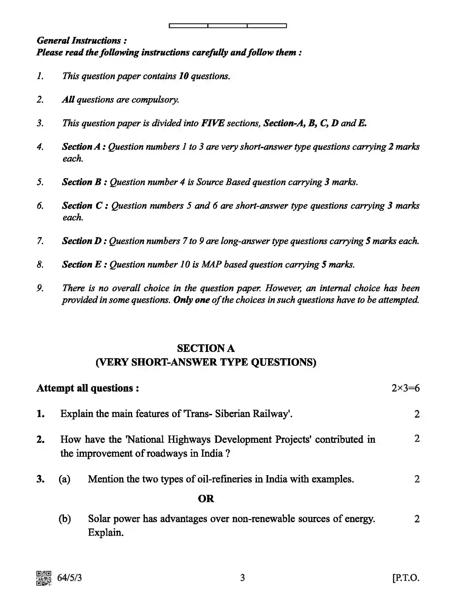 CBSE-Class-12-Previous-Year-Question-Papers-GEOGRAPHY-ABAB5-5-SET-3-Page-3 Image