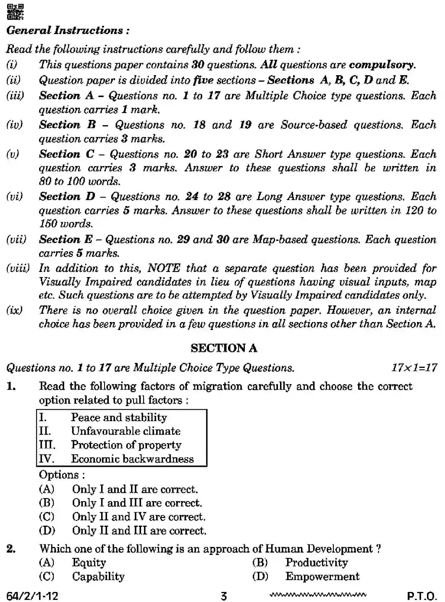 CBSE-Class-12-Previous-Year-Question-Papers-GEOGRAPHY-RRSS2-2-SET-1-Page-3 Image
