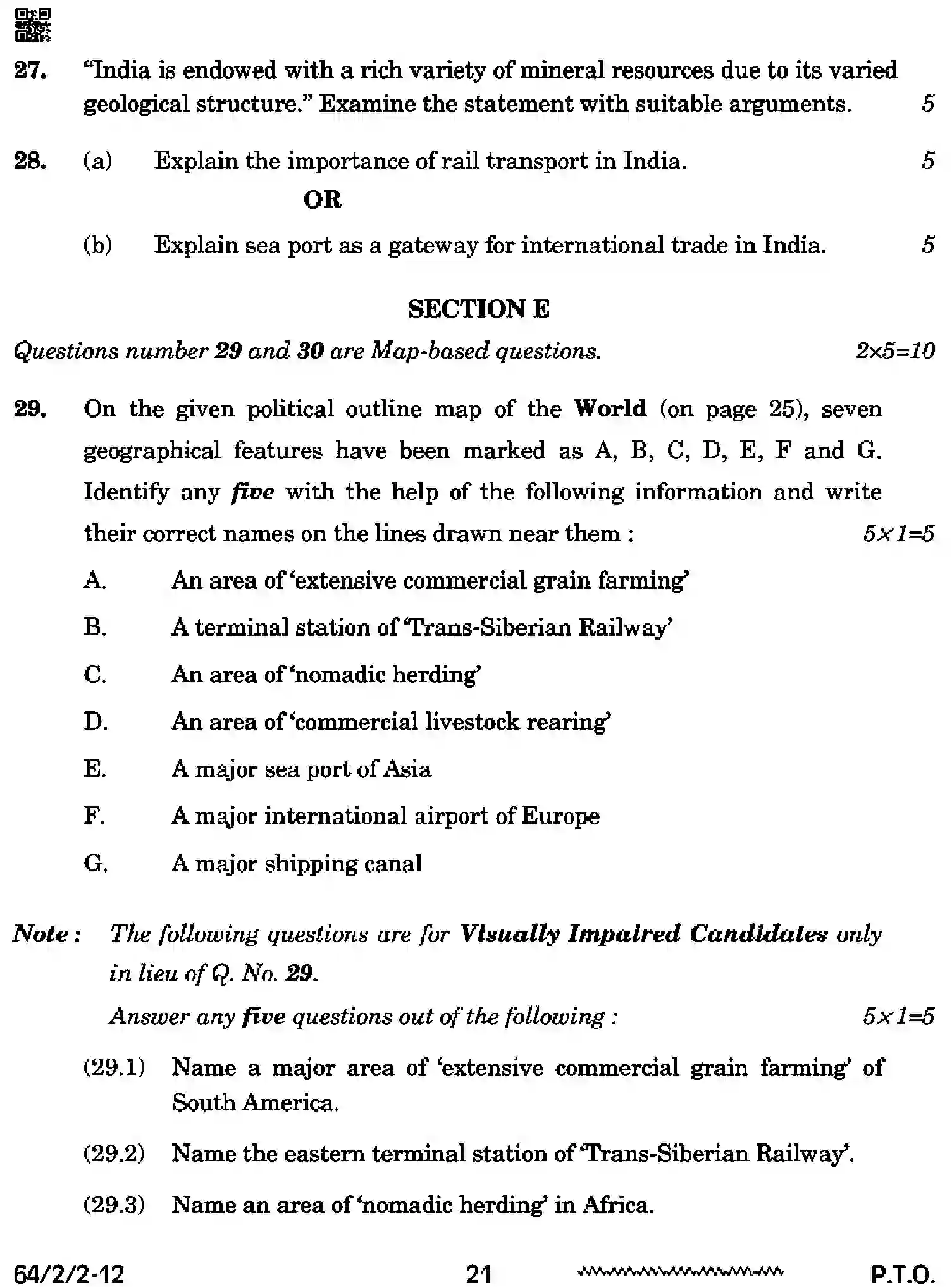 CBSE-Class-12-Previous-Year-Question-Papers-GEOGRAPHY-RRSS2-2-SET-2-Page-21 Image