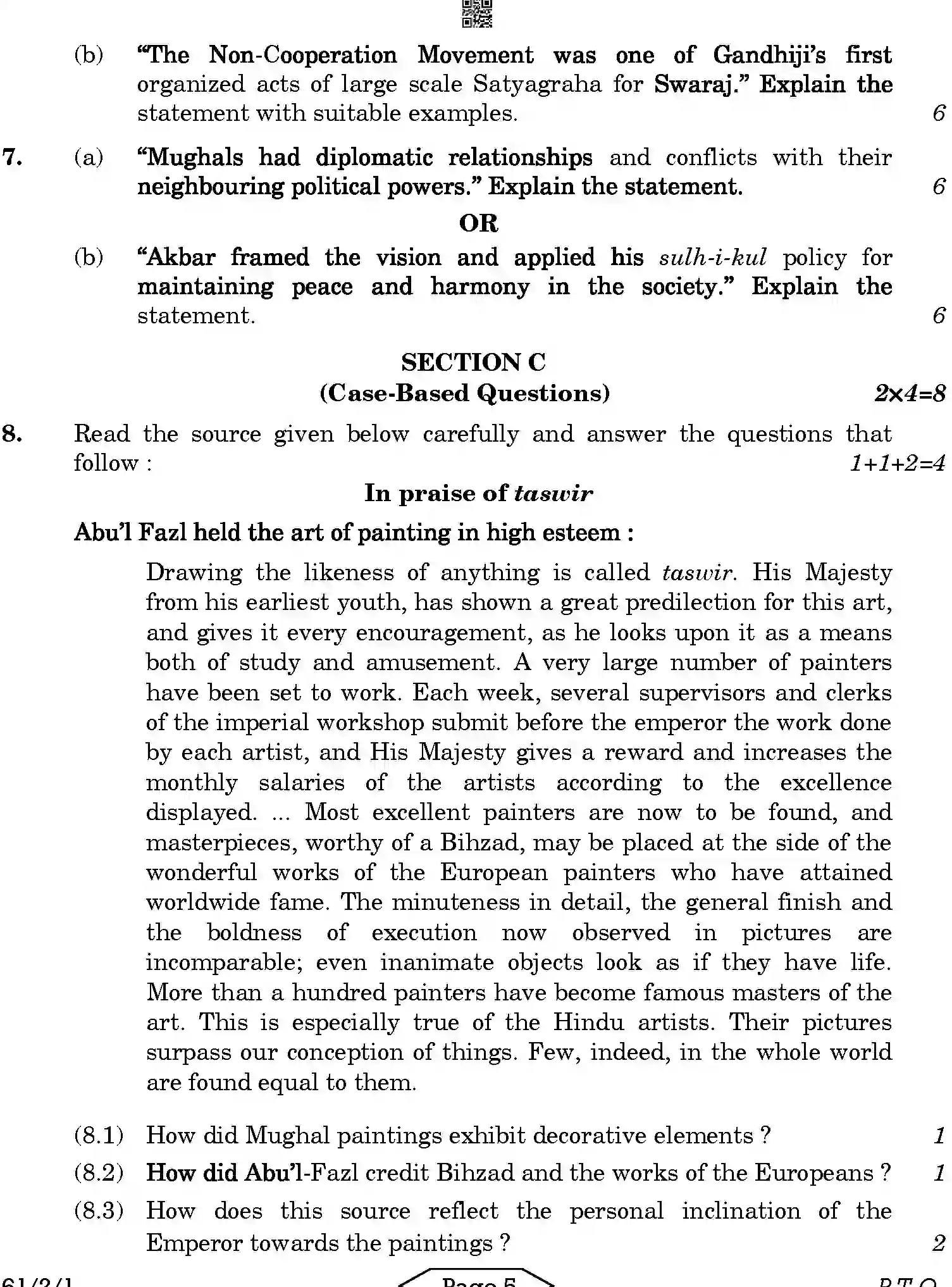 CBSE-Class-12-Previous-Year-Question-Papers-HISTORY-AB1CD-2-SET-1-Page-5 Image