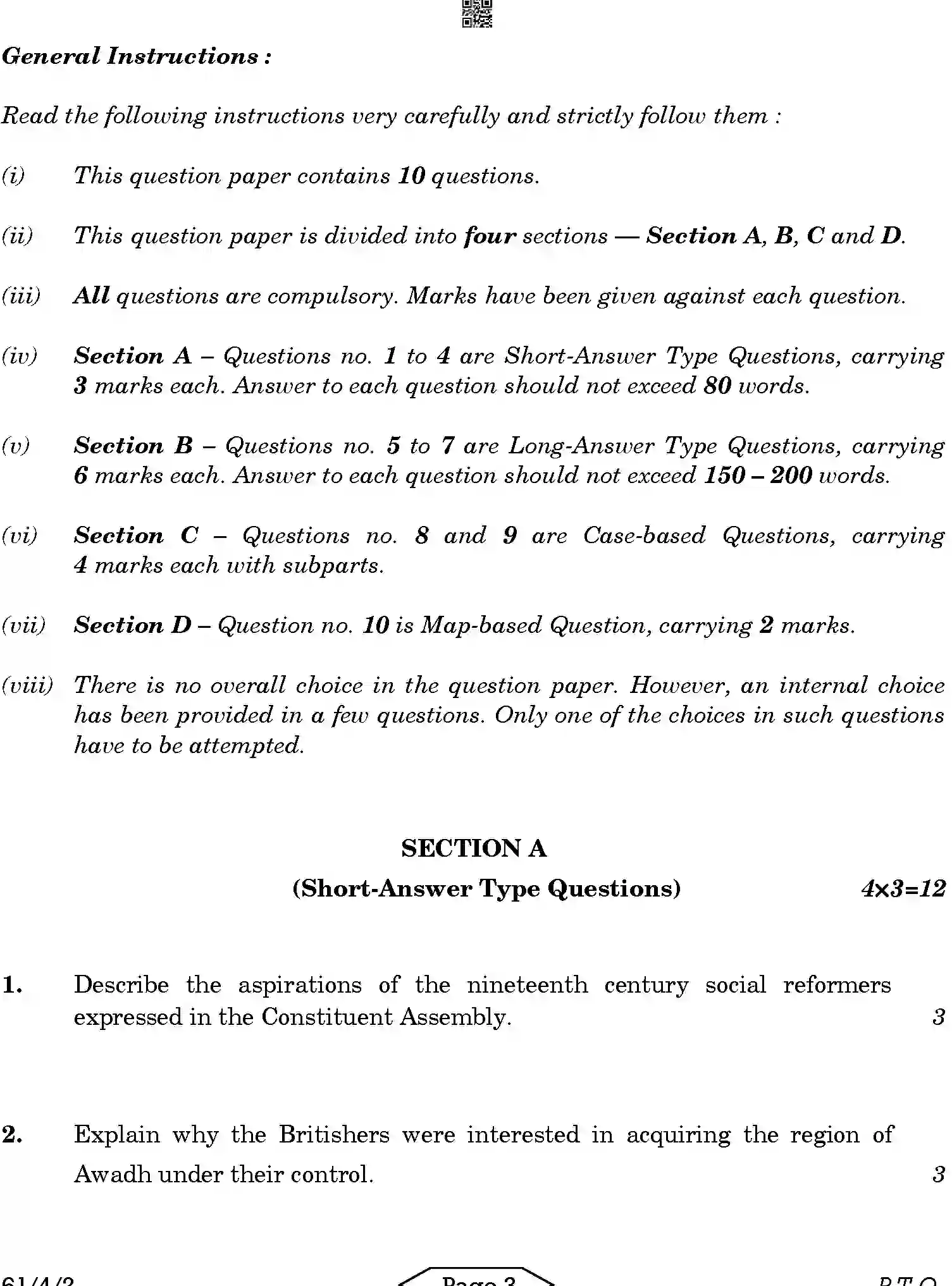 CBSE-Class-12-Previous-Year-Question-Papers-HISTORY-AB2CD-4-SET-2-Page-3 Image
