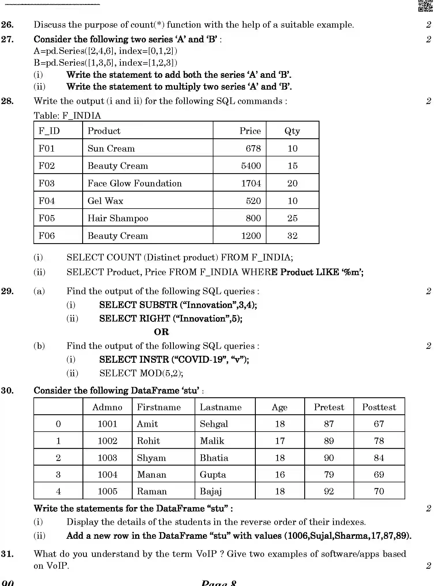 CBSE-Class-12-Previous-Year-Question-Papers-INFORMATICS-PRACTICES-3HKP3-C-SET-4-COMP-Page-8 Image