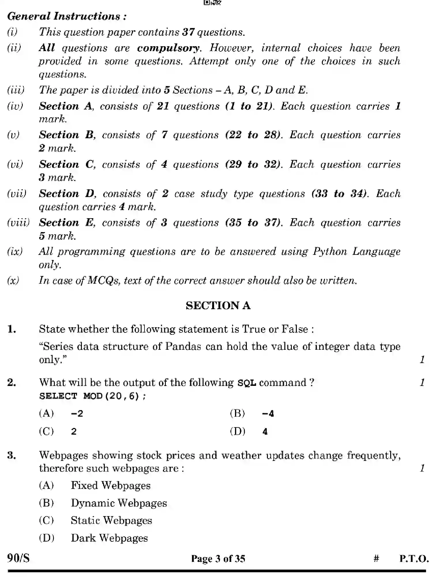 CBSE-Class-12-Previous-Year-Question-Papers-INFORMATICS-PRACTICES-WXYZ-S-SET-4-Page-3 Image