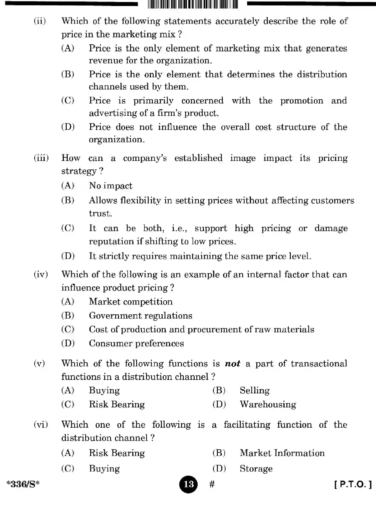 CBSE-Class-12-Previous-Year-Question-Papers-MARKETING-WXYZ-S-SET-4-Page-13 Image