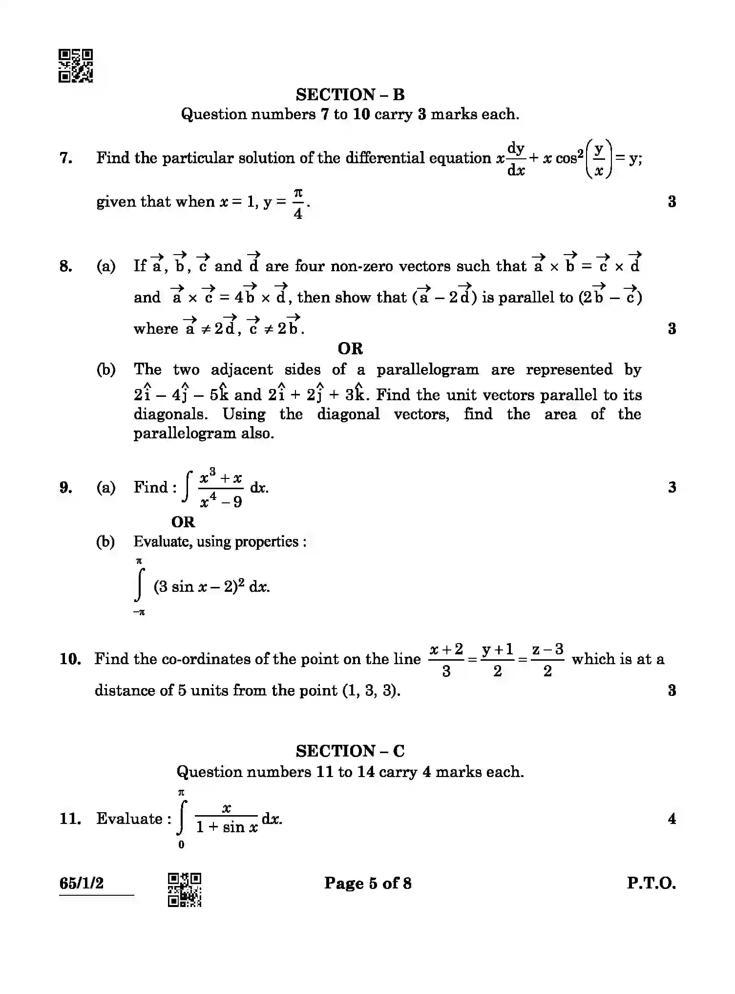 CBSE-Class-12-Previous-Year-Question-Papers-MATHEMATICS-ABCD3-1-SET-2-Page-5 Image