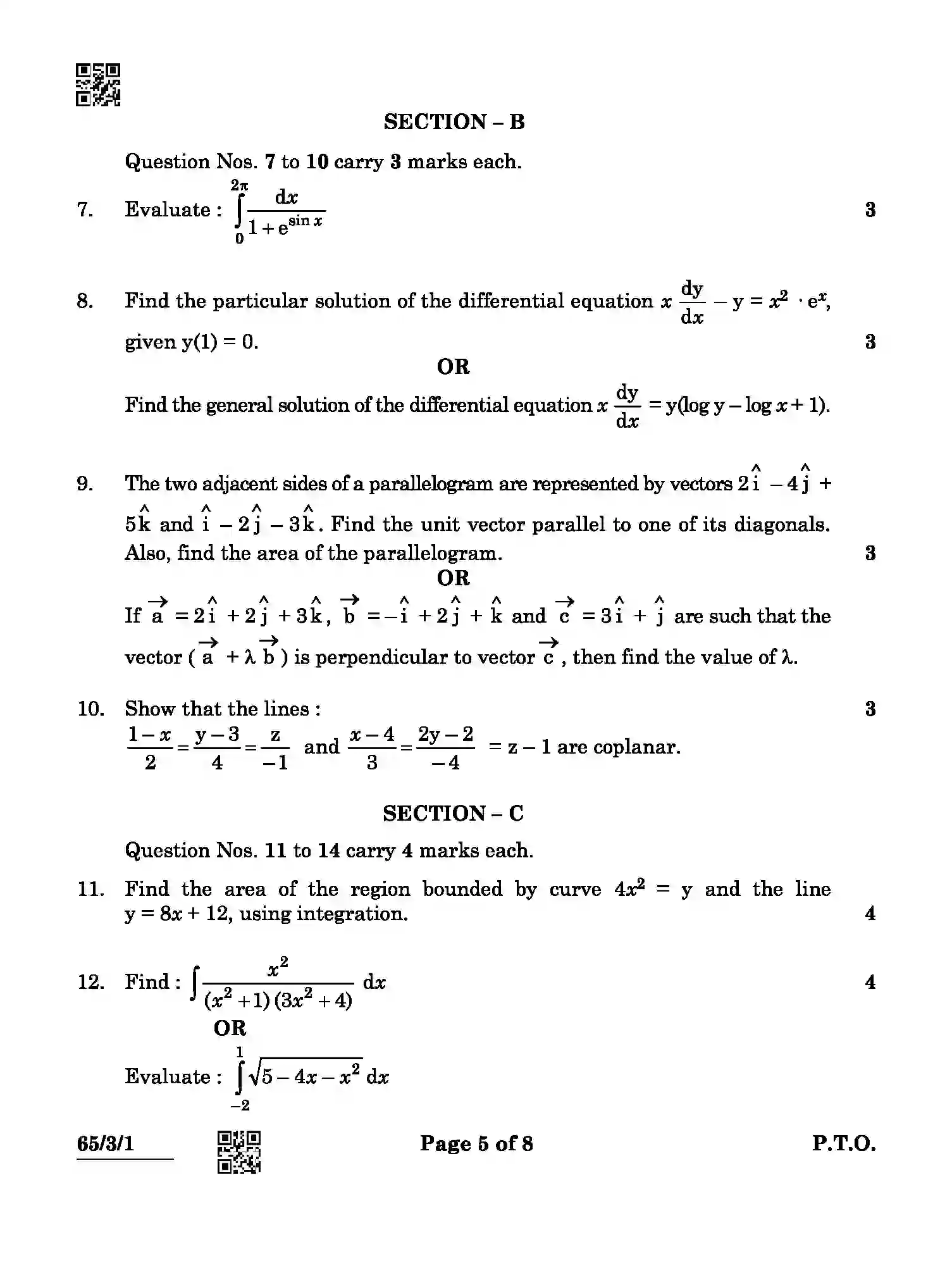 CBSE-Class-12-Previous-Year-Question-Papers-MATHEMATICS-ABCD4-3-SET-1-Page-5 Image