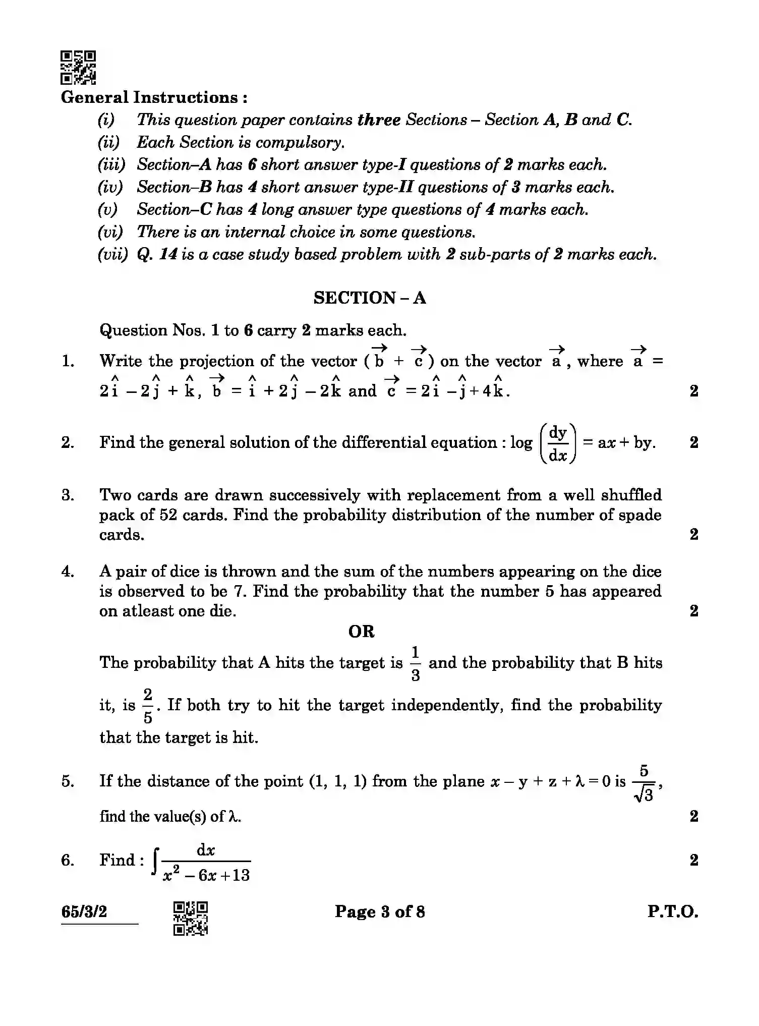 CBSE-Class-12-Previous-Year-Question-Papers-MATHEMATICS-ABCD4-3-SET-2-Page-3 Image
