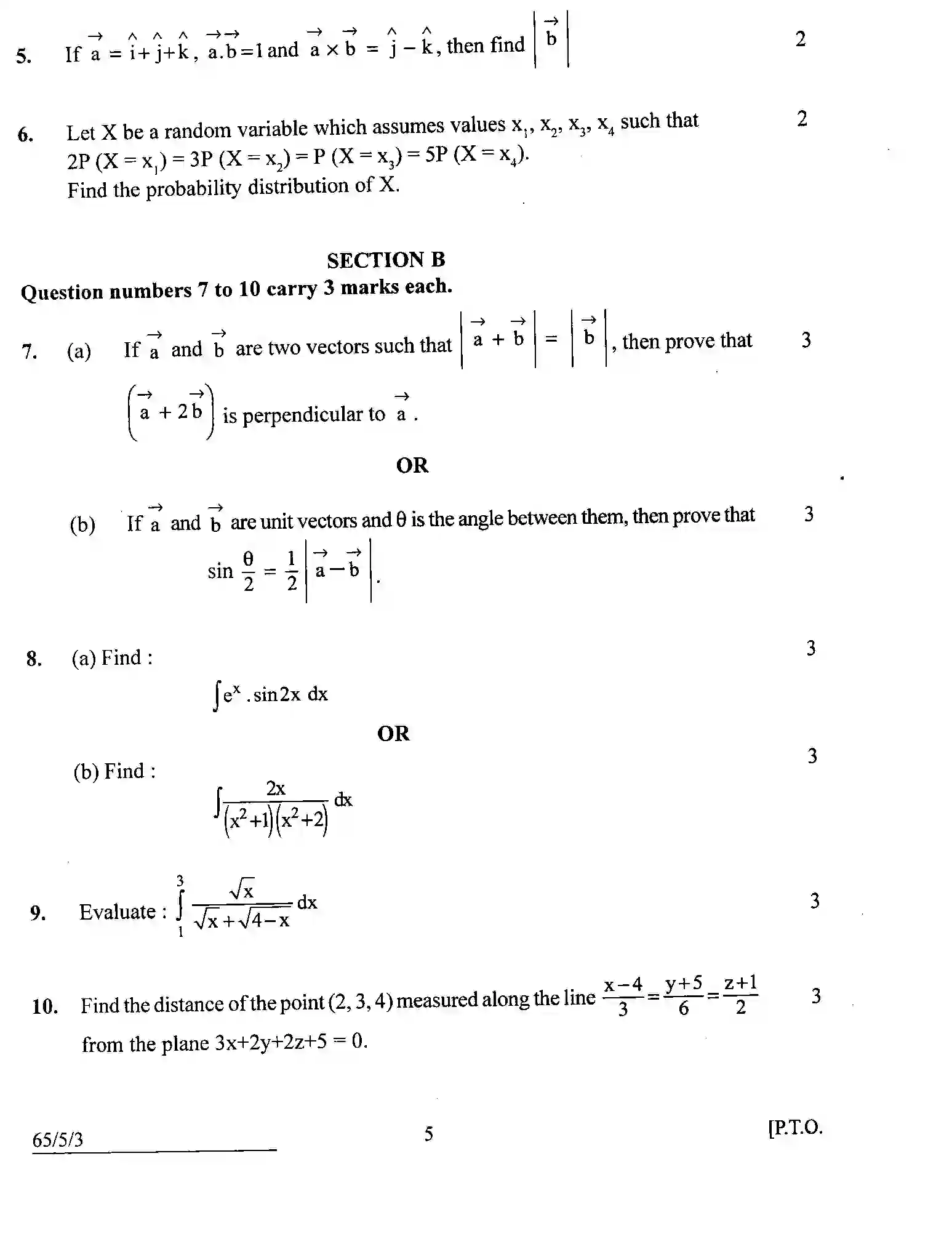 CBSE-Class-12-Previous-Year-Question-Papers-MATHEMATICS-ABCD5-5-SET-3-Page-5 Image