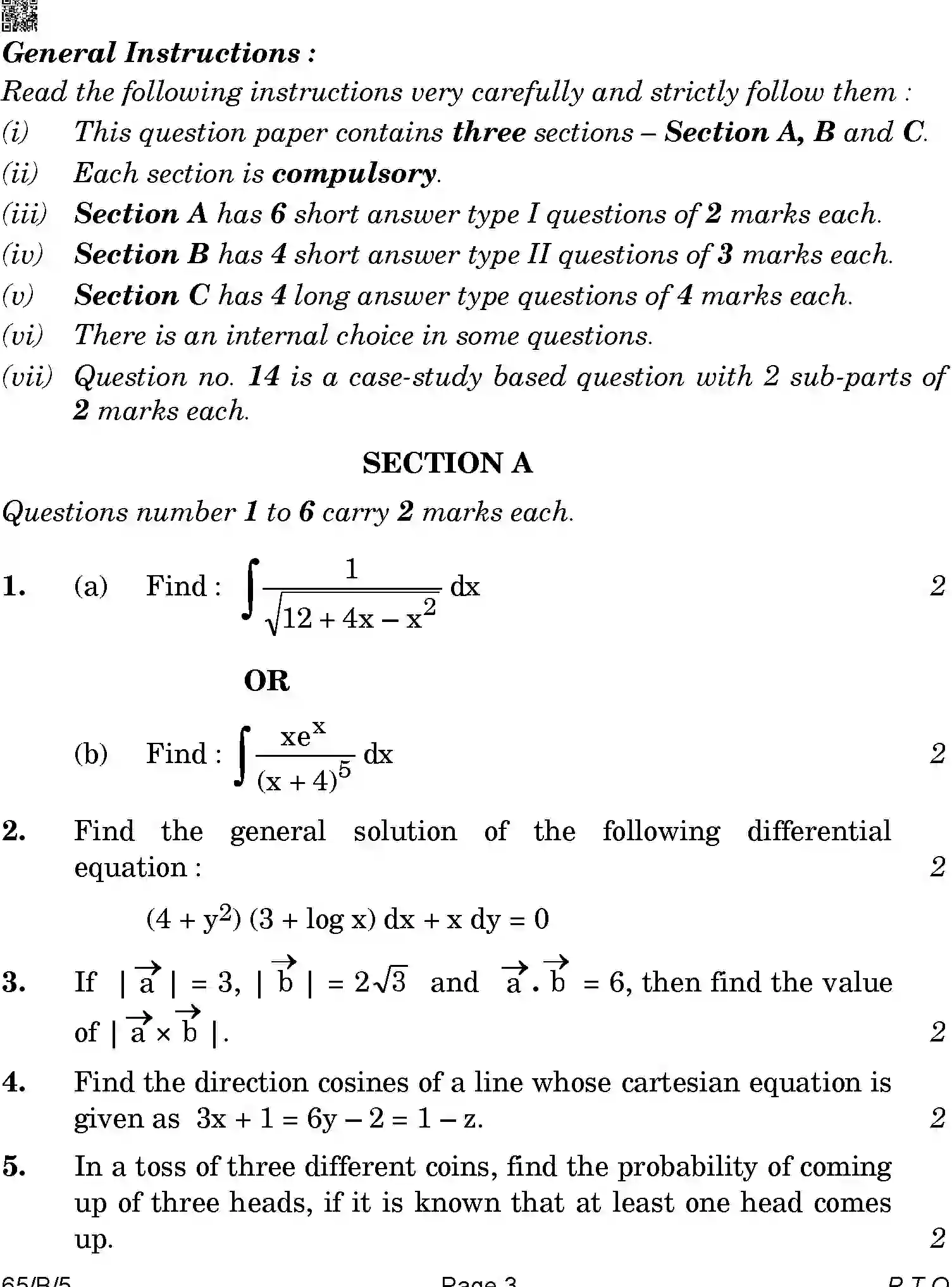 CBSE-Class-12-Previous-Year-Question-Papers-MATHEMATICS-BAB-SET-4-BLIND-Page-3 Image