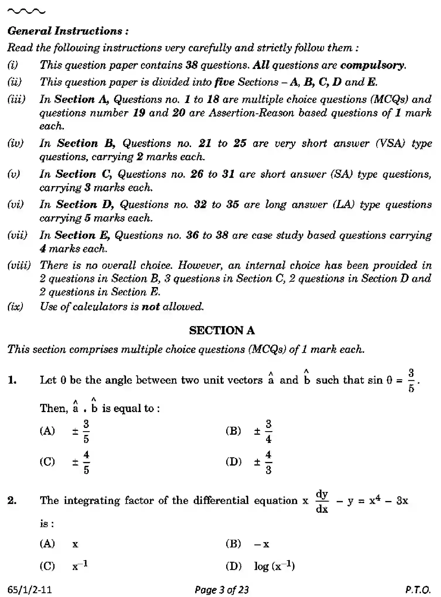 CBSE-Class-12-Previous-Year-Question-Papers-MATHEMATICS-PQ1RS-1-SET-2-Page-3 Image