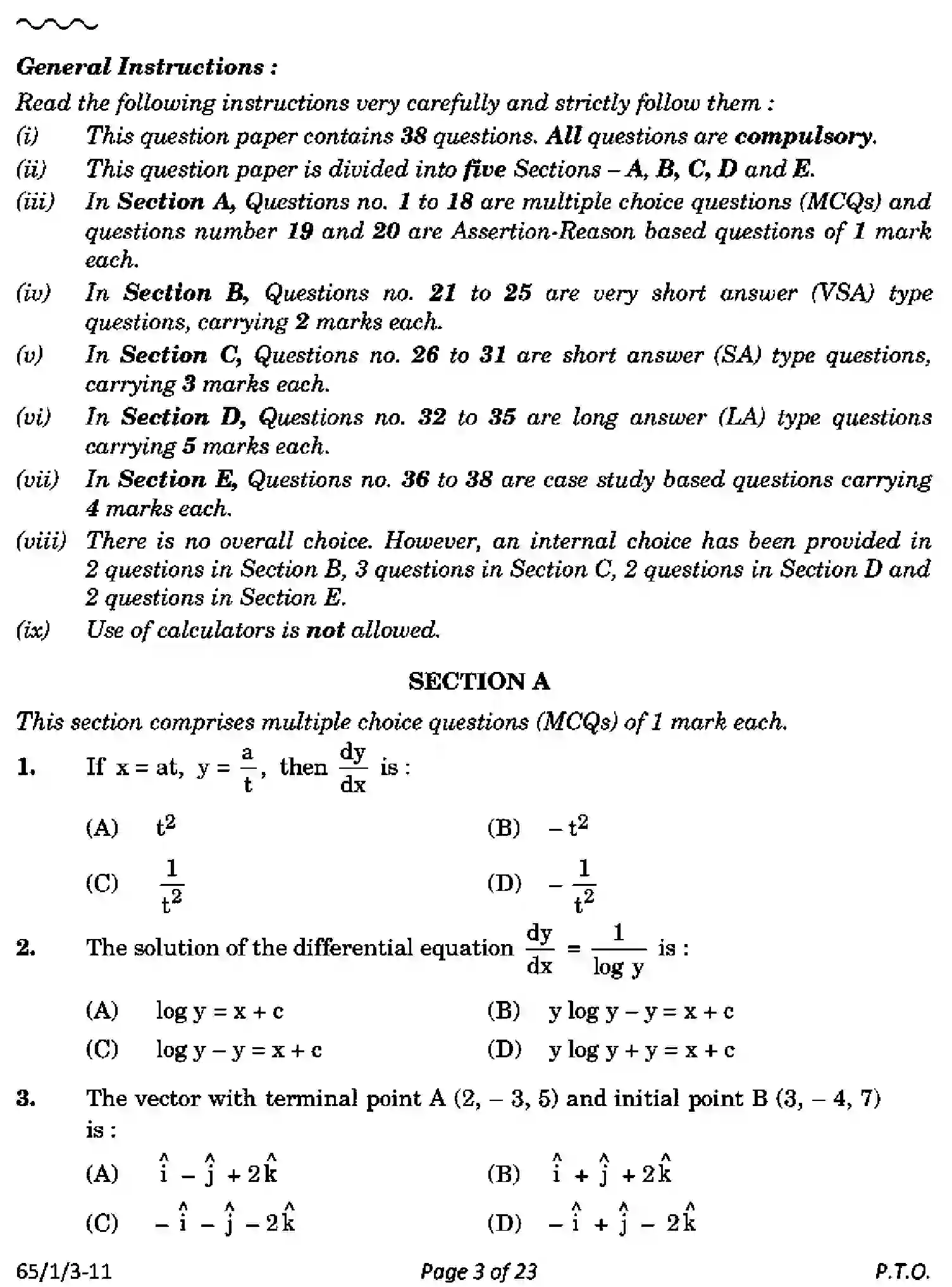 CBSE-Class-12-Previous-Year-Question-Papers-MATHEMATICS-PQ1RS-1-SET-3-Page-3 Image