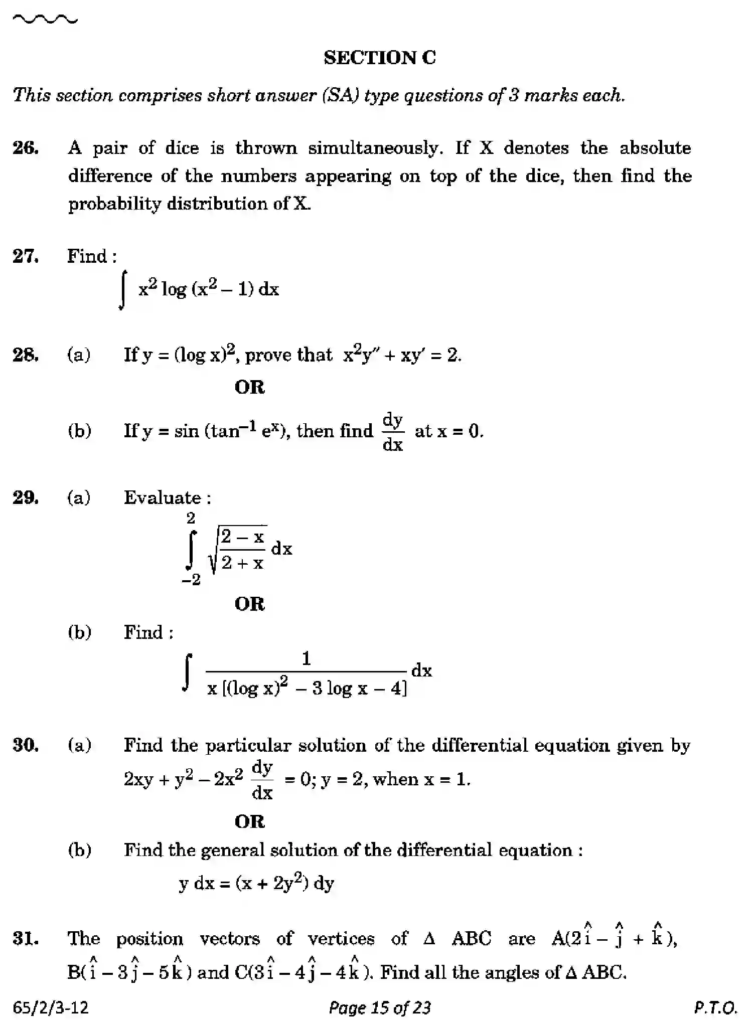 CBSE-Class-12-Previous-Year-Question-Papers-MATHEMATICS-PQ2RS-2-SET-3-Page-15 Image
