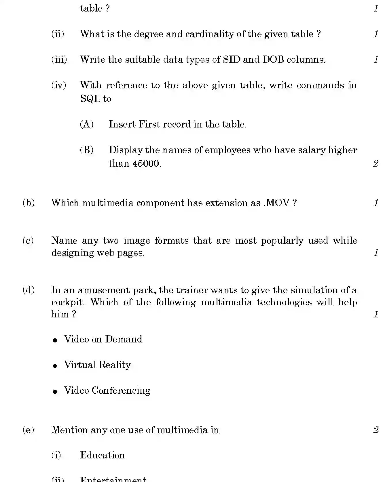 CBSE-Class-12-Previous-Year-Question-Papers-MULTIMEDIA-AND-WEB-TECHNOLOGY-SGN-SET-4-Page-2 Image