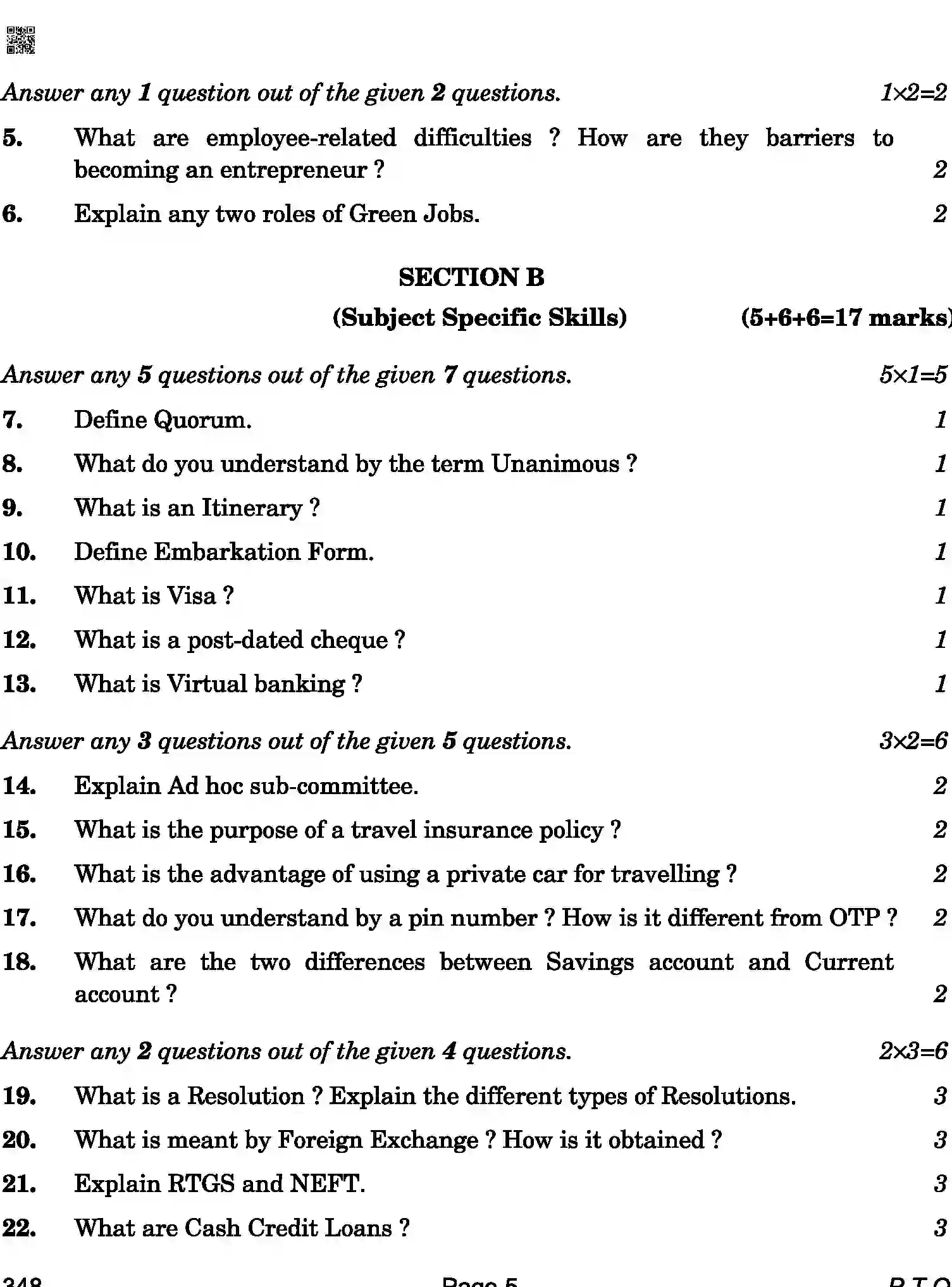 CBSE-Class-12-Previous-Year-Question-Papers-OFFICE-PROCEDURES-AND-PRACTICES-ABA-C-SET-4-COMP-Page-5 Image