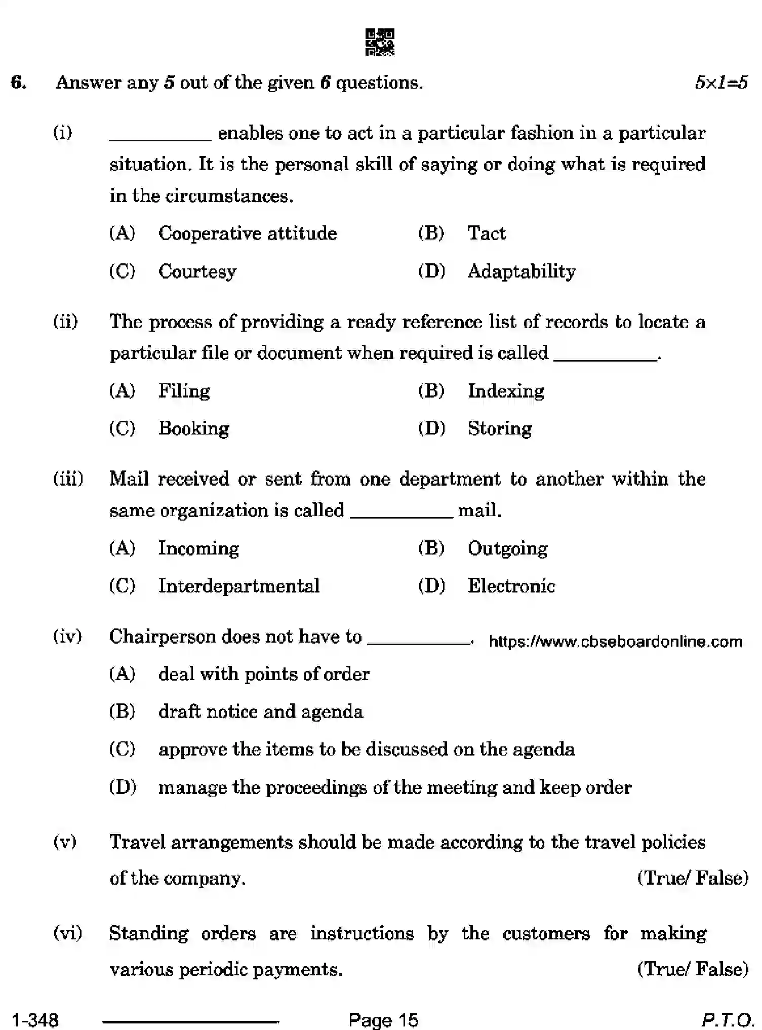 CBSE-Class-12-Previous-Year-Question-Papers-OFFICE-PROCEDURES-AND-PRACTICES-RQPS-SET-4-Page-15 Image