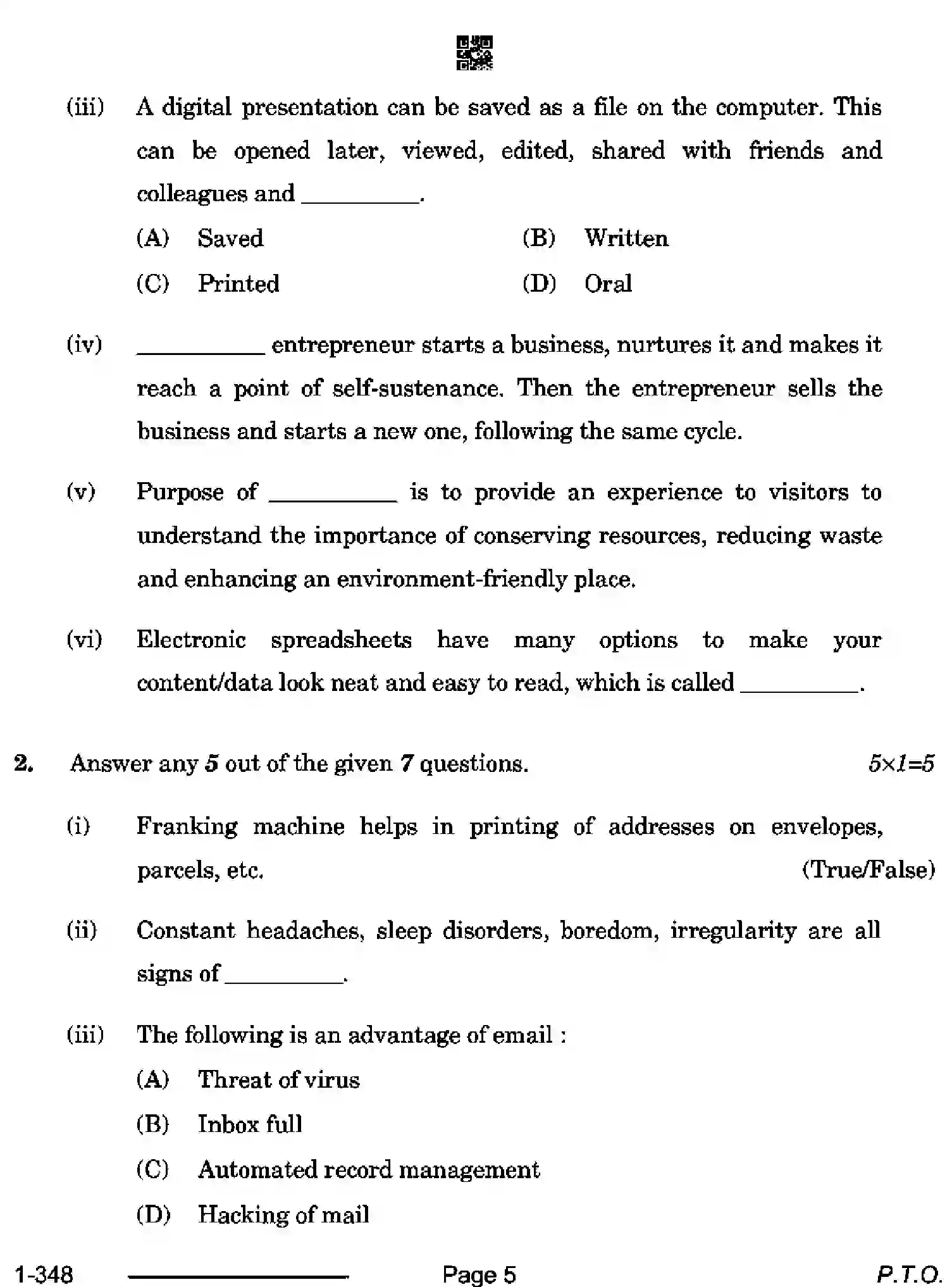 CBSE-Class-12-Previous-Year-Question-Papers-OFFICE-PROCEDURES-AND-PRACTICES-RQPS-SET-4-Page-5 Image