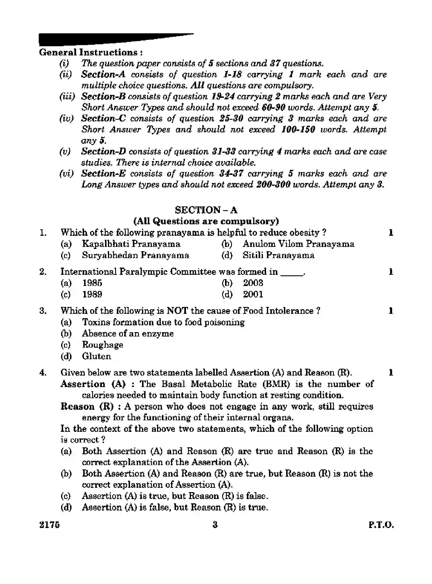 CBSE-Class-12-Previous-Year-Question-Papers-PHYSICAL-EDUCATION-RQPS-SET-4-Page-3 Image