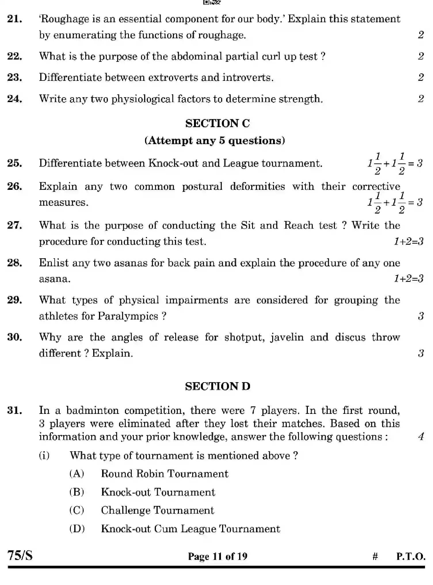 CBSE-Class-12-Previous-Year-Question-Papers-PHYSICAL-EDUCATION-WXYZ-S-SET-4-Page-11 Image